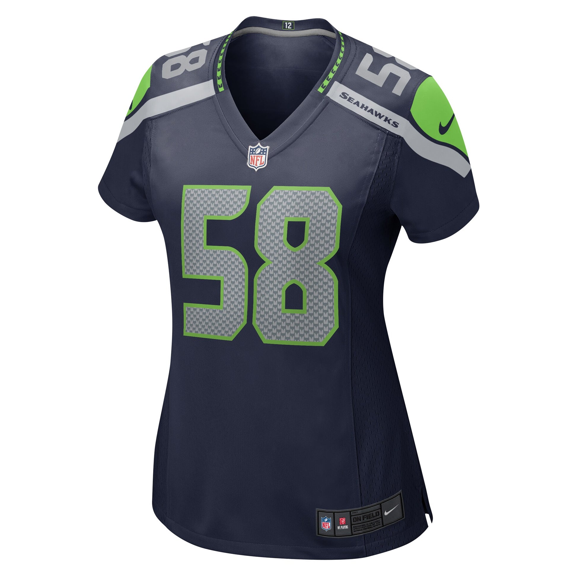 Derick Hall Seattle Seahawks Nike Women's Team Game Jersey - College College Navy