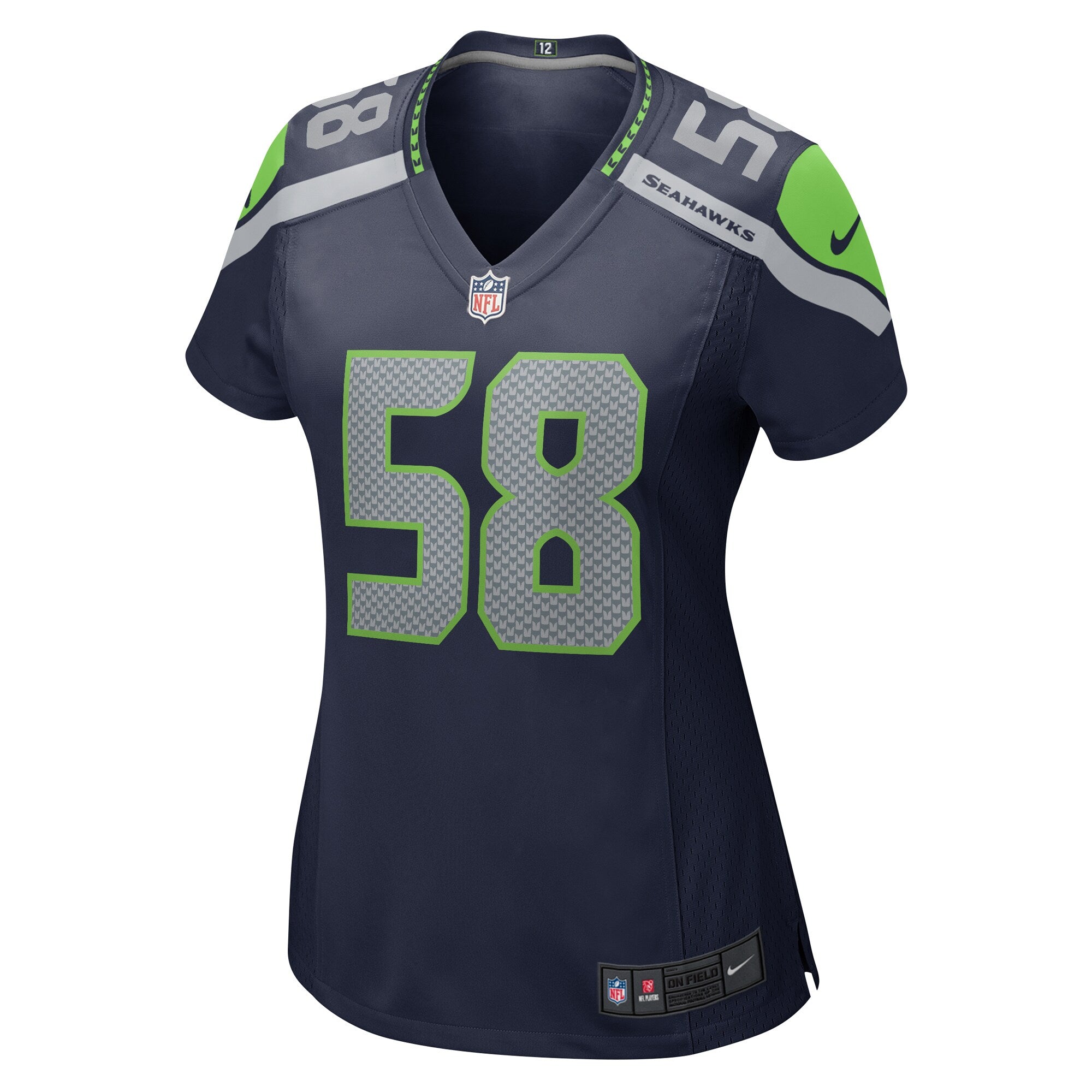 Derick Hall Seattle Seahawks Nike Women's Team Game Jersey - College College Navy