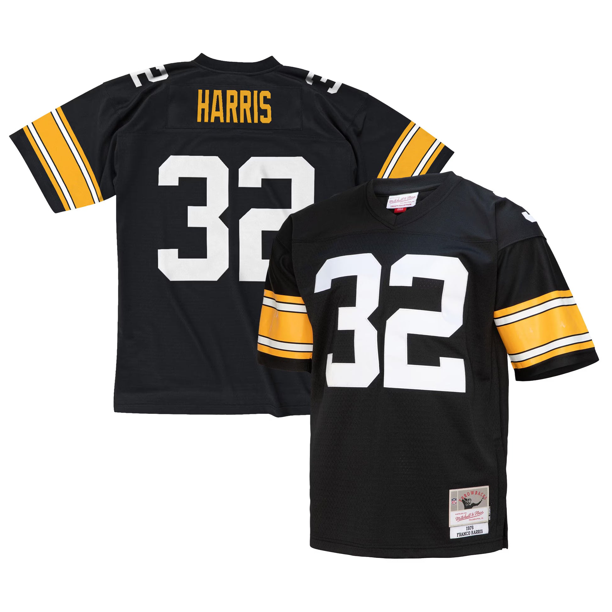 Franco Harris Pittsburgh Steelers Mitchell &amp; Ness Legacy Replica Jersey - Black