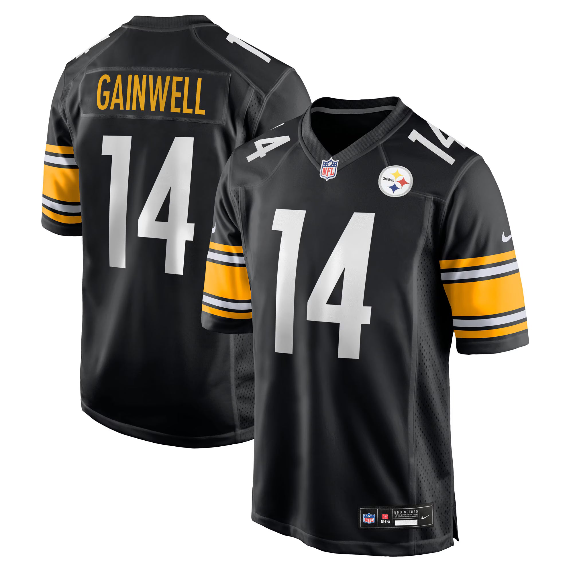 Kenneth Gainwell Pittsburgh Steelers Nike Team Game Jersey -  Black
