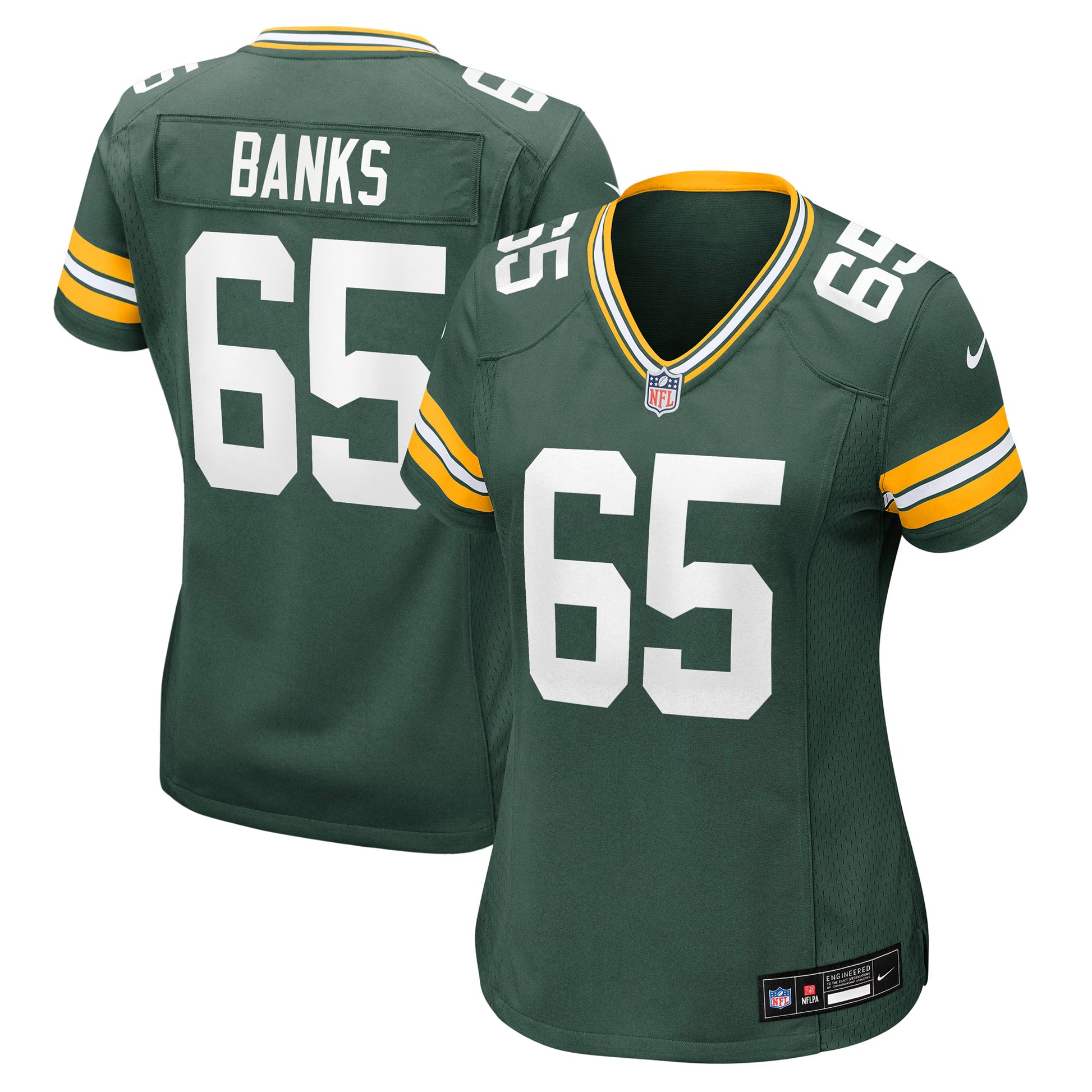 Aaron Banks Green Bay Packers Nike Women's Team Game Jersey -  Green