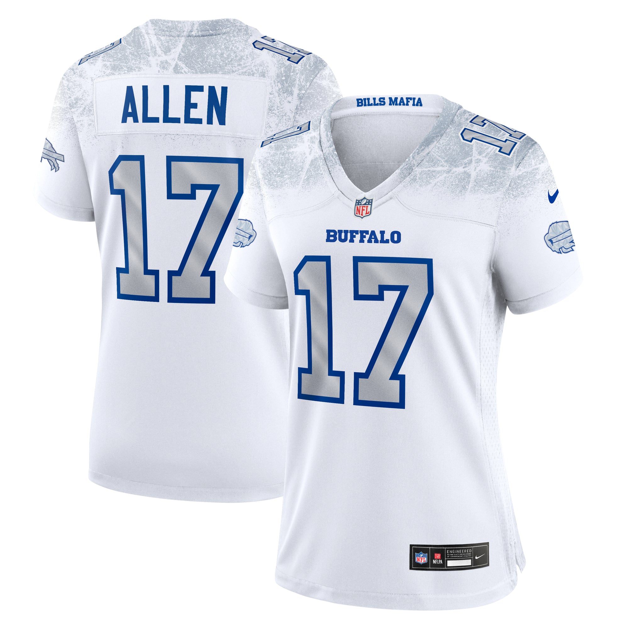 Josh Allen Buffalo Bills Nike Women's 2025 Rivalries Collection Game Jersey - White