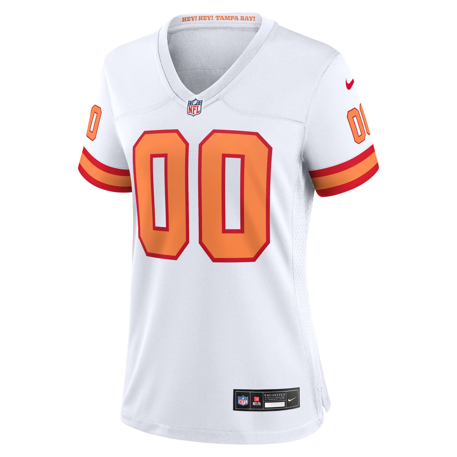 76 Tampa Bay Buccaneers Nike Women's 50th Season Custom Game Jersey - White