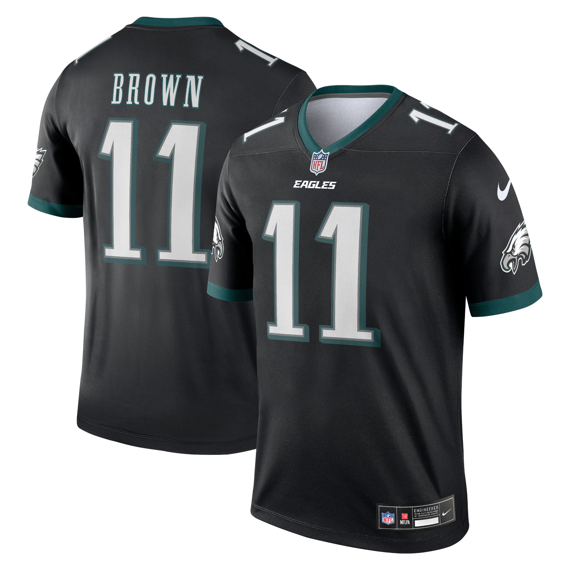 A.J. Brown Philadelphia Eagles Nike Legend Player Performance Top - Black