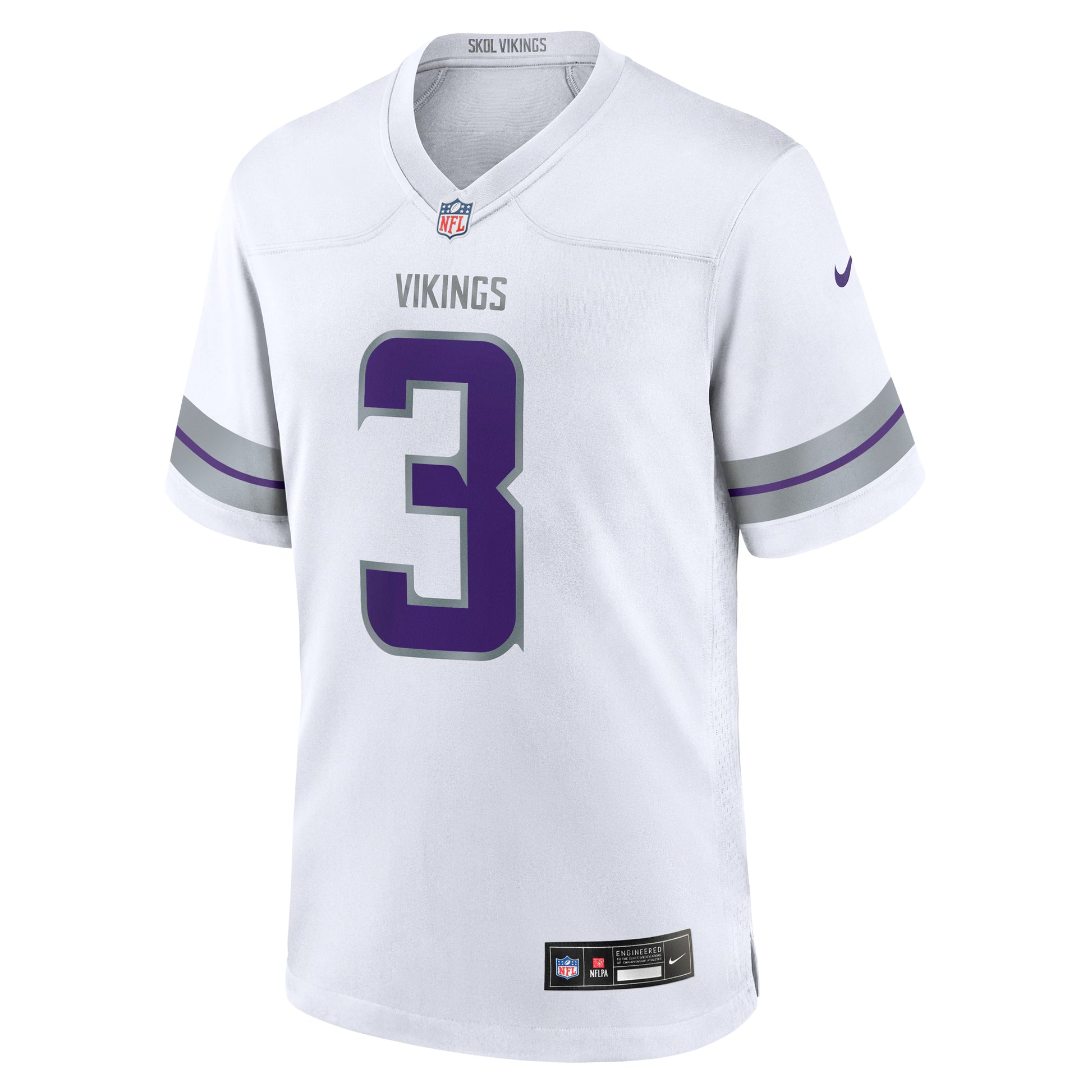Jordan Addison Minnesota Vikings Nike Alternate Game Player Jersey - White
