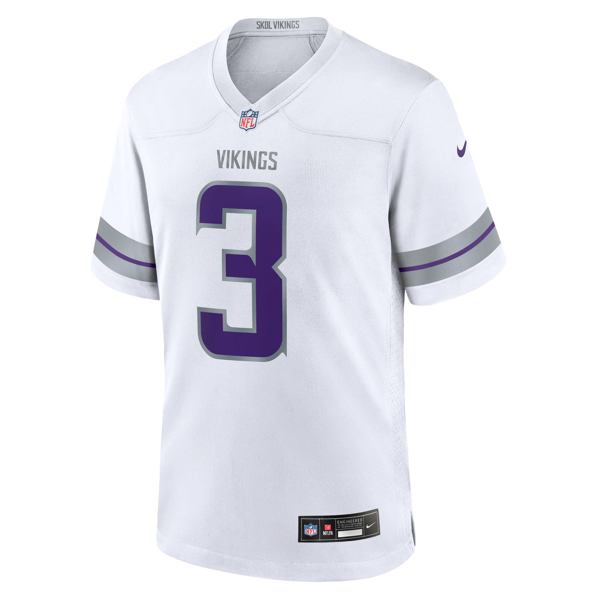 Jordan Addison Minnesota Vikings Nike Alternate Game Player Jersey - White