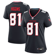Jayden Higgins Houston Texans Nike Women's Game Jersey - Navy