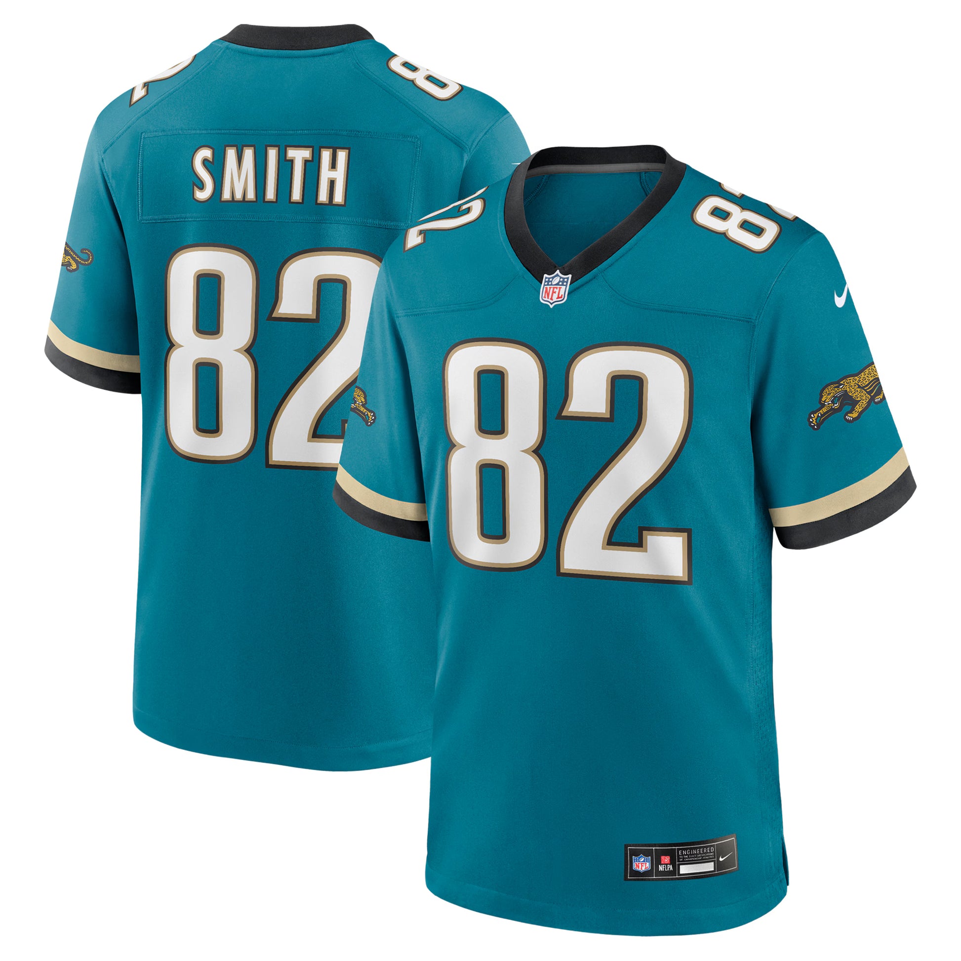 Jimmy Smith Jacksonville Jaguars Nike Retired Player Alternate Game Jersey - Teal