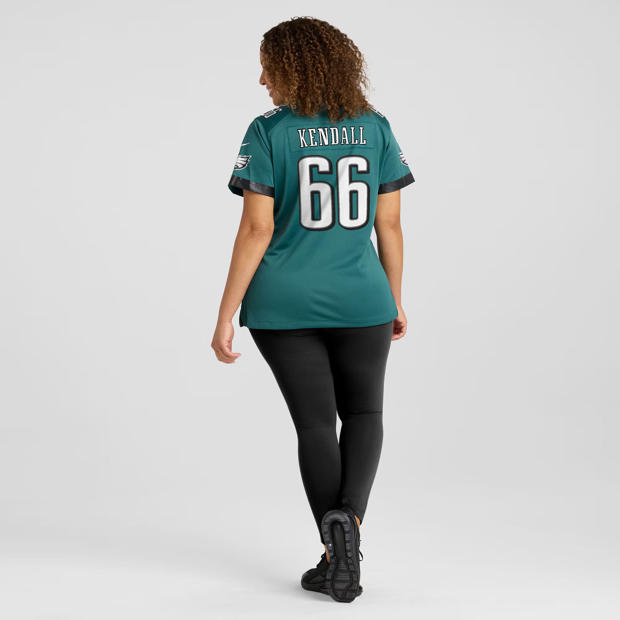 Drew Kendall Philadelphia Eagles Nike Women's Team Game Jersey - Midnight Green