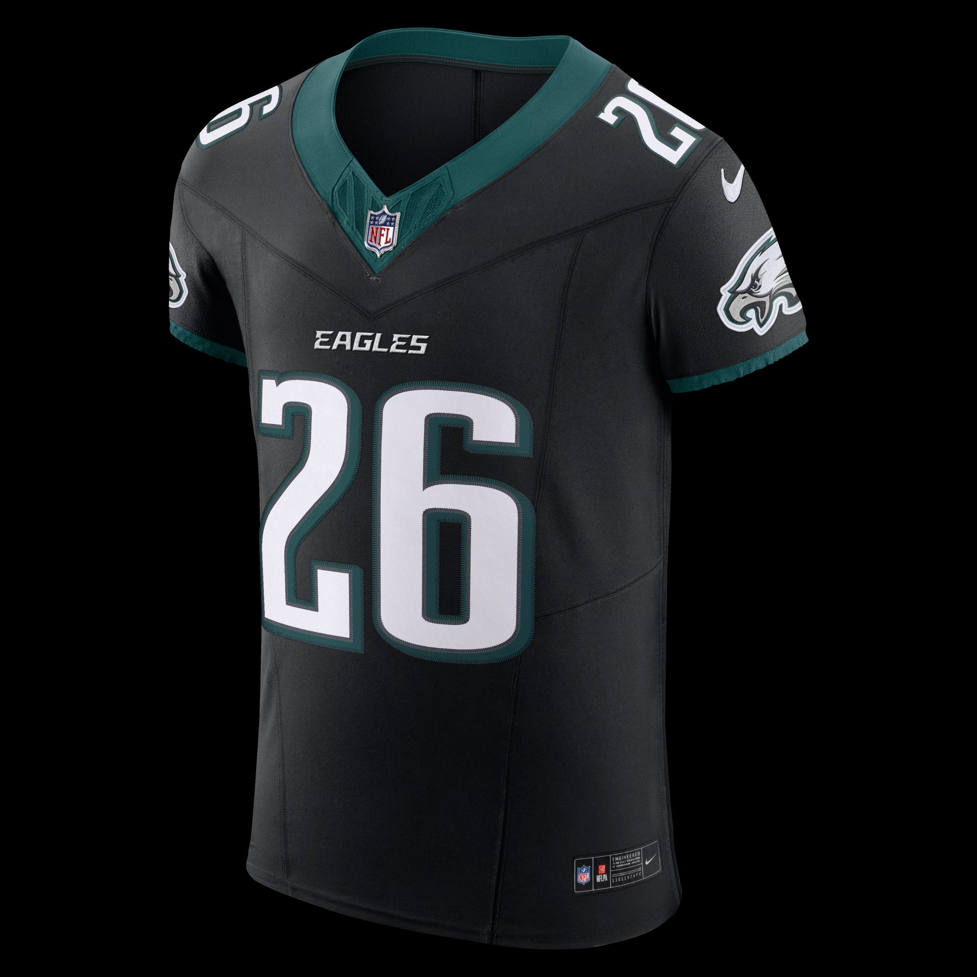 Saquon Barkley Philadelphia Eagles Nike Alternate  Vapor F.U.S.E. Elite Jersey - Black