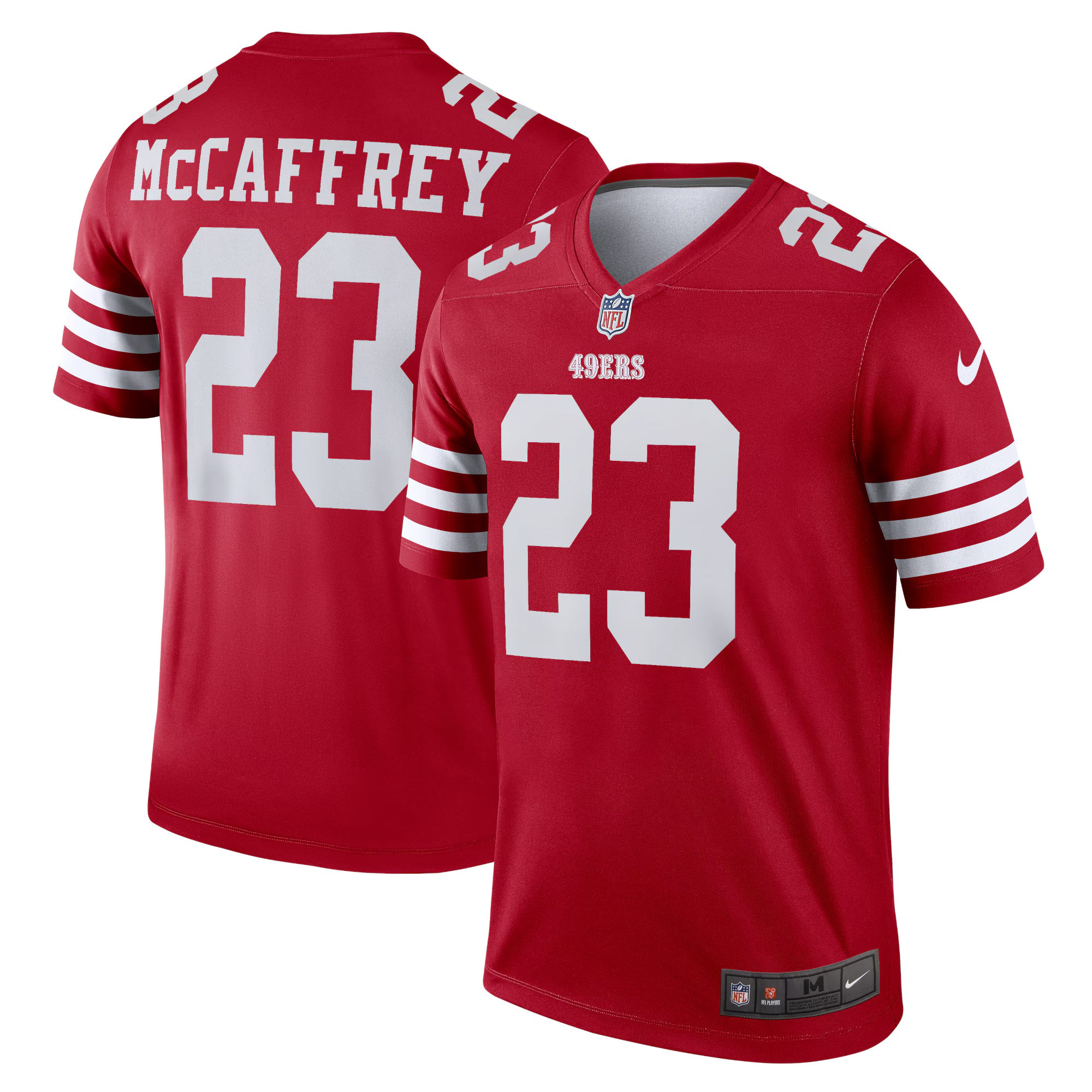 Christian McCaffrey San Francisco 49ers Nike Legend Player Performance Top - Scarlet