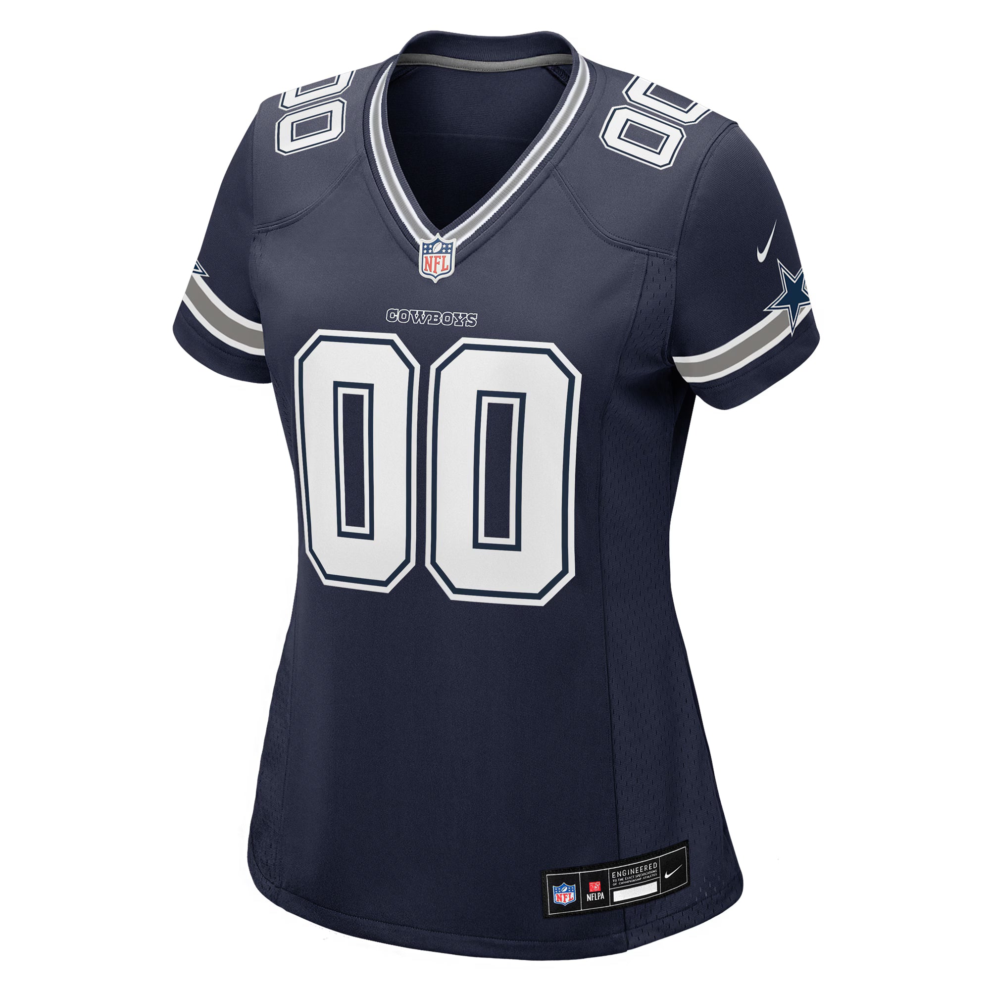 Dallas Cowboys Nike Women's Custom Game Jersey - Navy