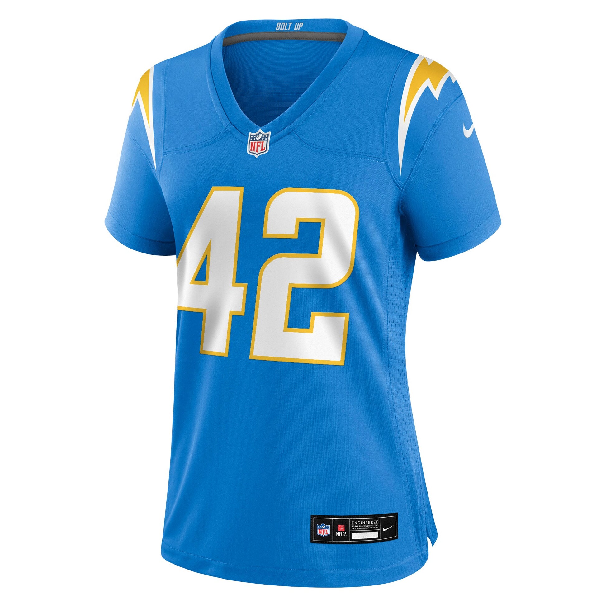 Tucker Fisk Los Angeles Chargers Nike Women's Team Game Jersey -  Powder Blue