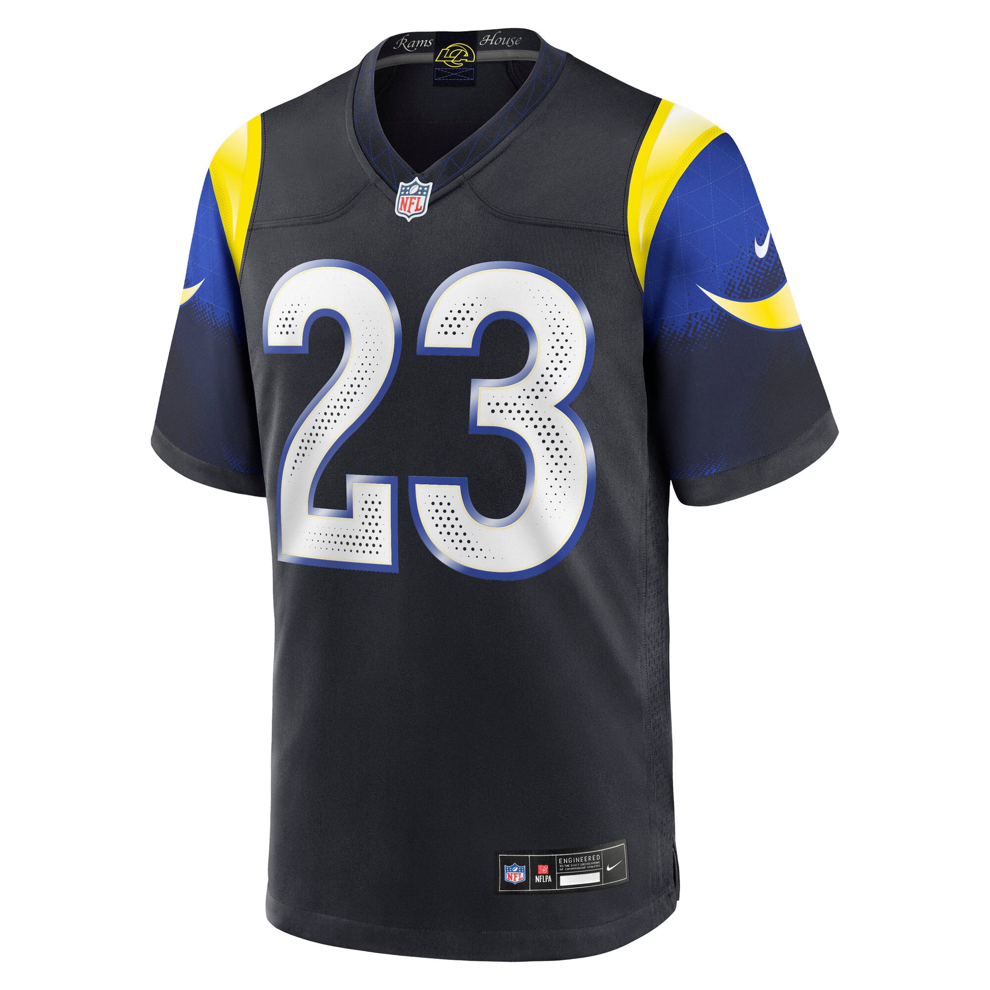 Kyren Williams Los Angeles Rams Nike 2025 Rivalries Collection Game Jersey - Midnight Blue