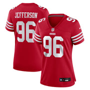 Jordan Jefferson San Francisco 49ers Nike Women's Team Game Jersey -  Scarlet
