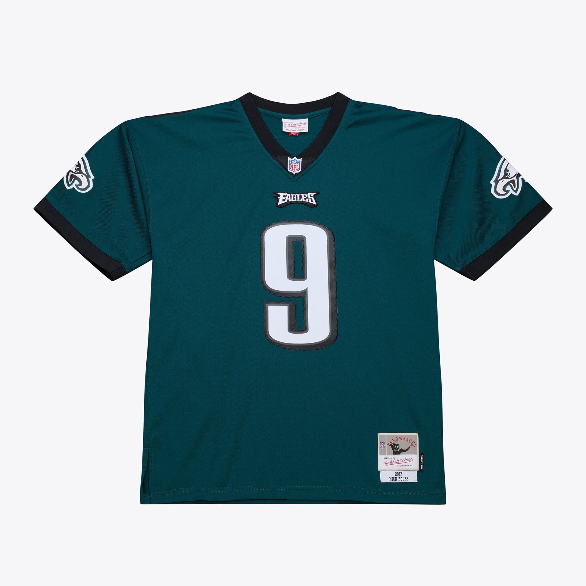 Nick Foles Philadelphia Eagles Mitchell &amp; Ness Legacy Replica Jersey - Midnight Green