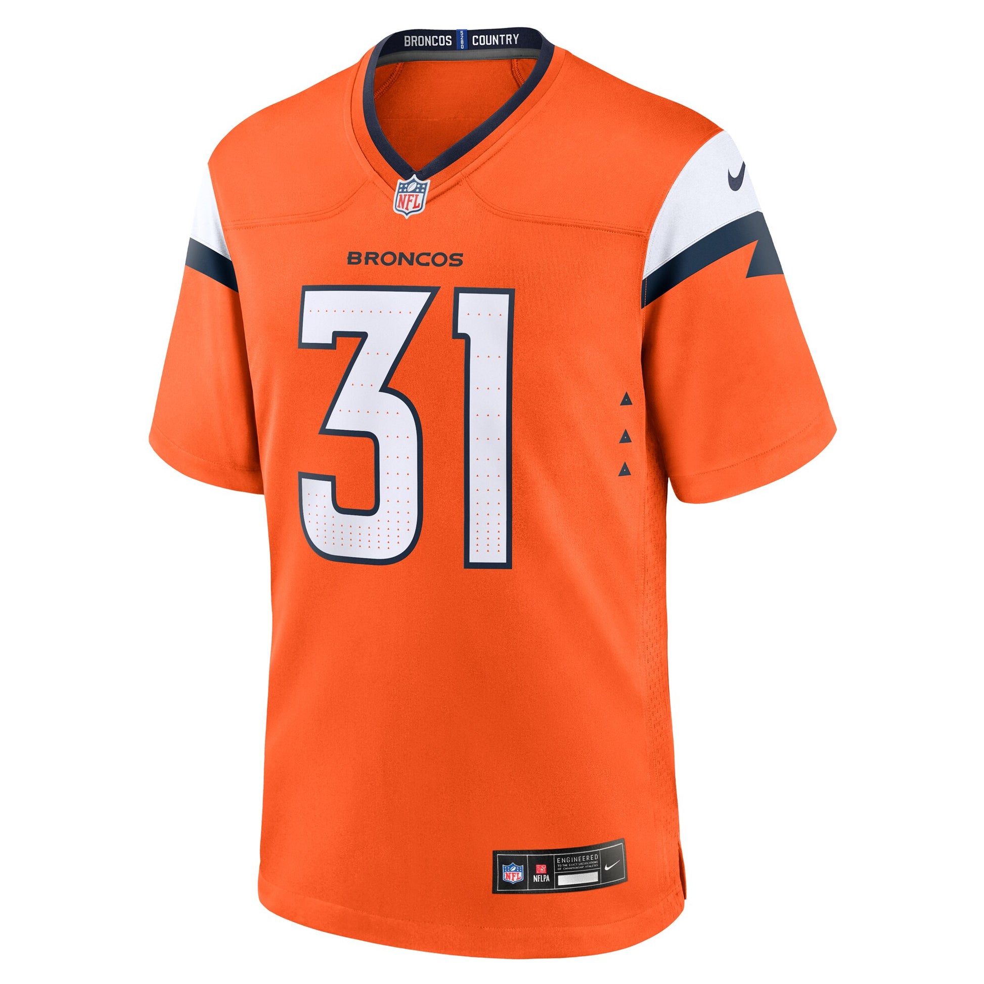 Kris Abrams-Draine Denver Broncos Nike Team Game Jersey -  Orange