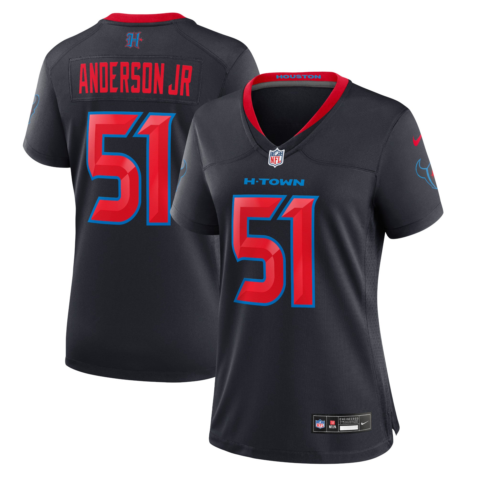 Will Anderson Jr. Houston Texans Nike Women's 2nd Alternate Game Jersey - Navy