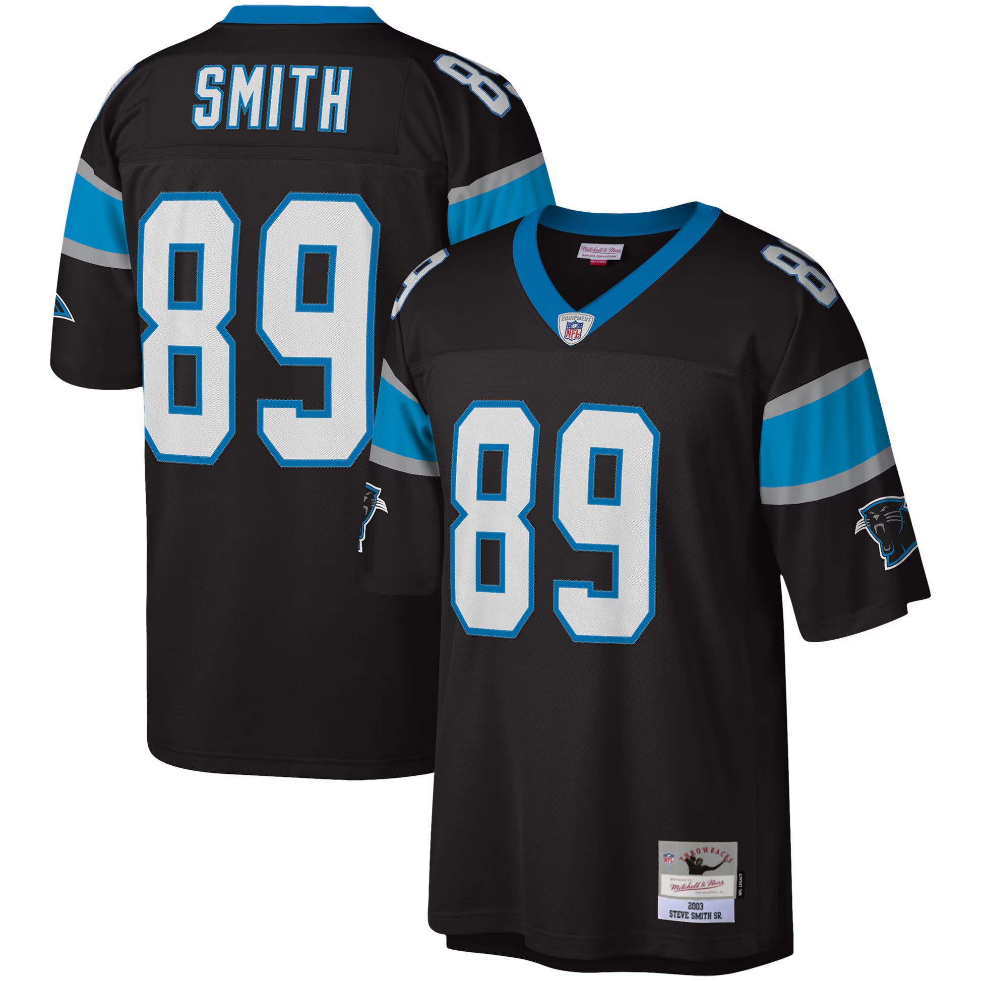 Steve Smith Carolina Panthers Mitchell &amp; Ness Legacy Replica Jersey - Black