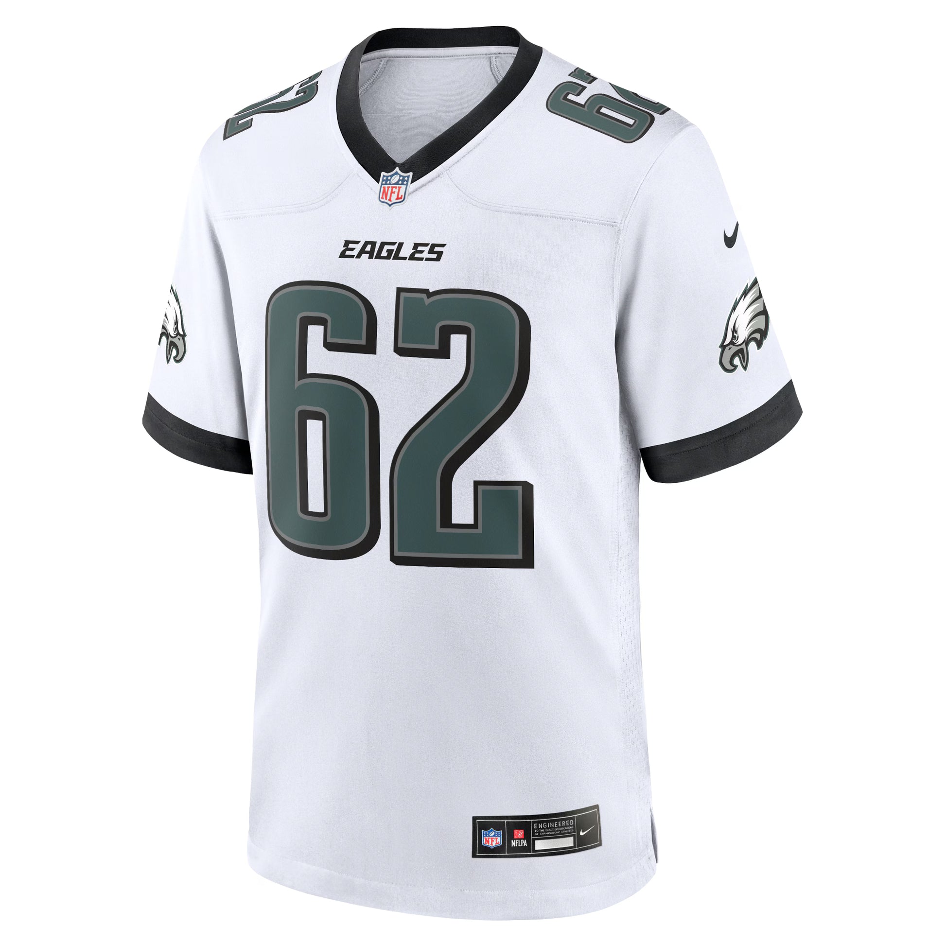 Jason Kelce Philadelphia Eagles Nike White Game Jersey - White