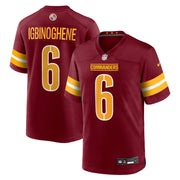 Noah Igbinoghene Washington Commanders Nike Team Game Jersey -  Burgundy
