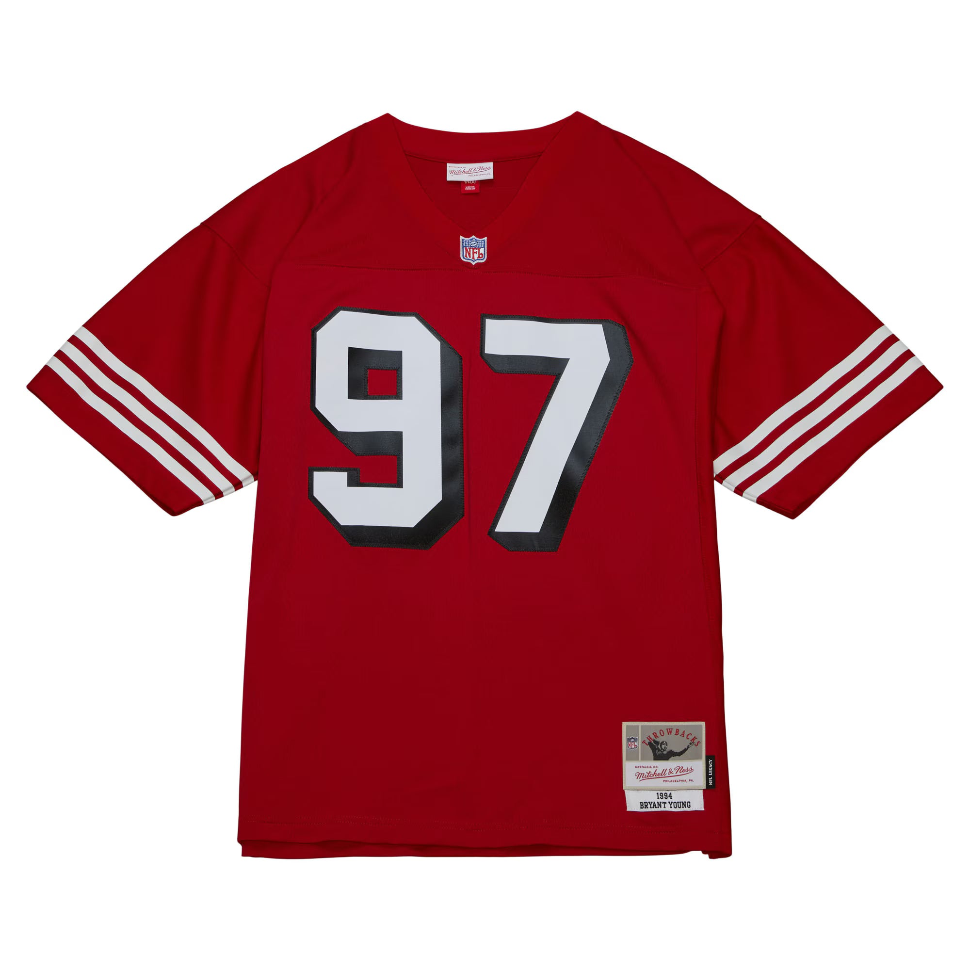 Bryant Young San Francisco 49ers Mitchell &amp; Ness Legacy Replica Jersey - Scarlet