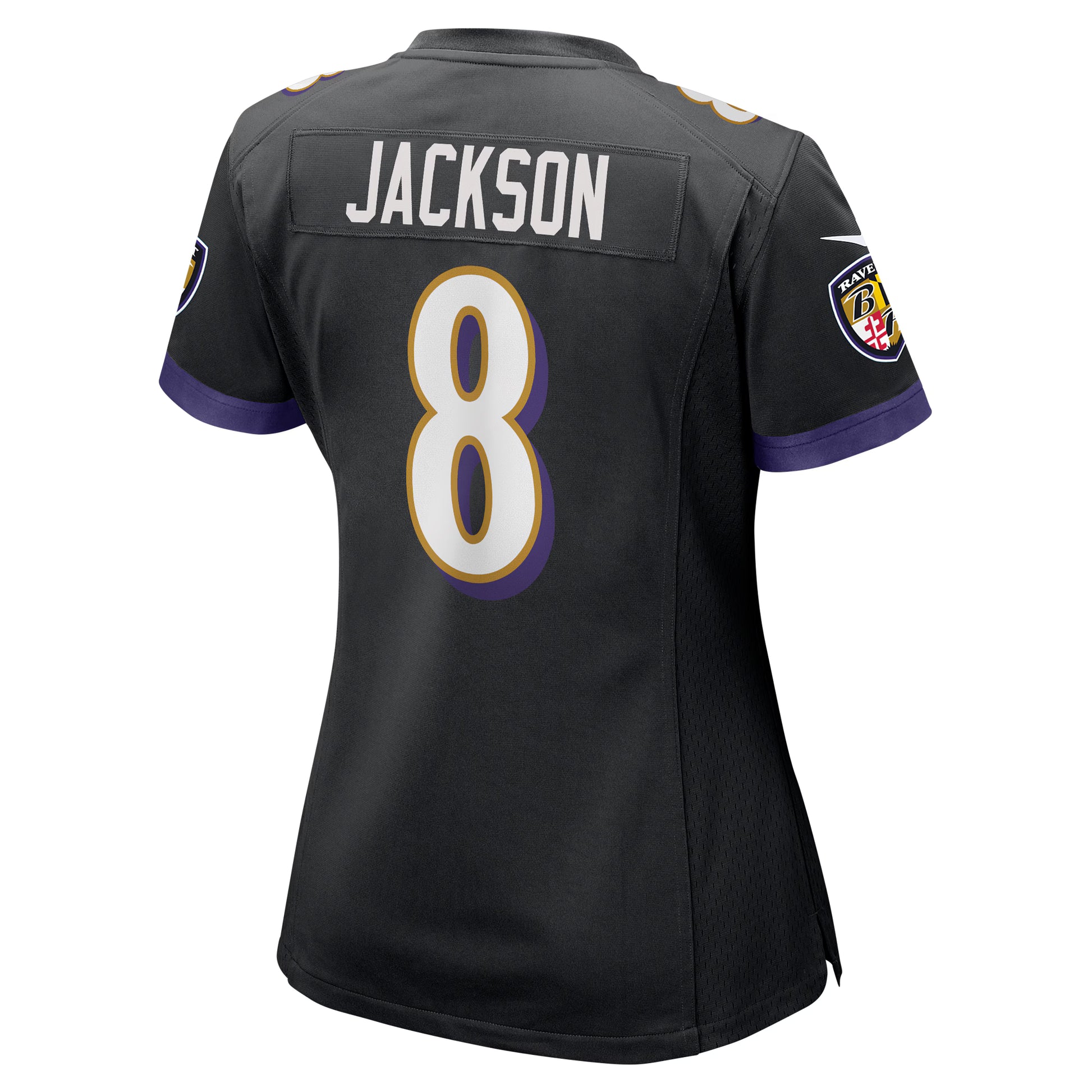 Lamar Jackson Baltimore Ravens Nike Women's Alternate Game Jersey -  Black