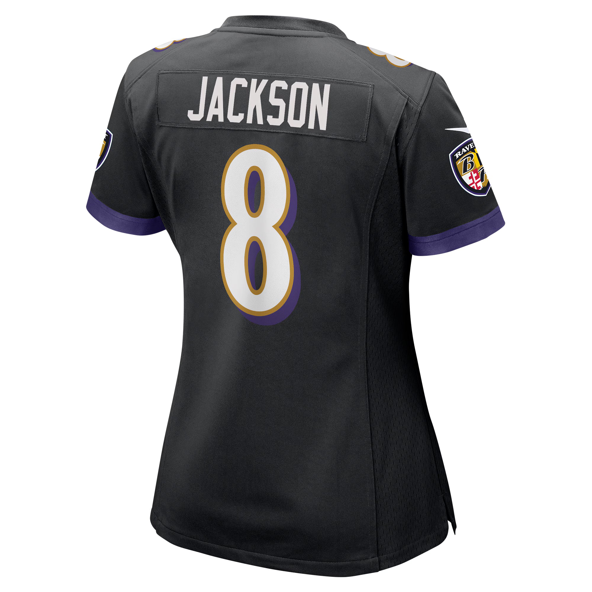 Lamar Jackson Baltimore Ravens Nike Women's Alternate Game Jersey -  Black