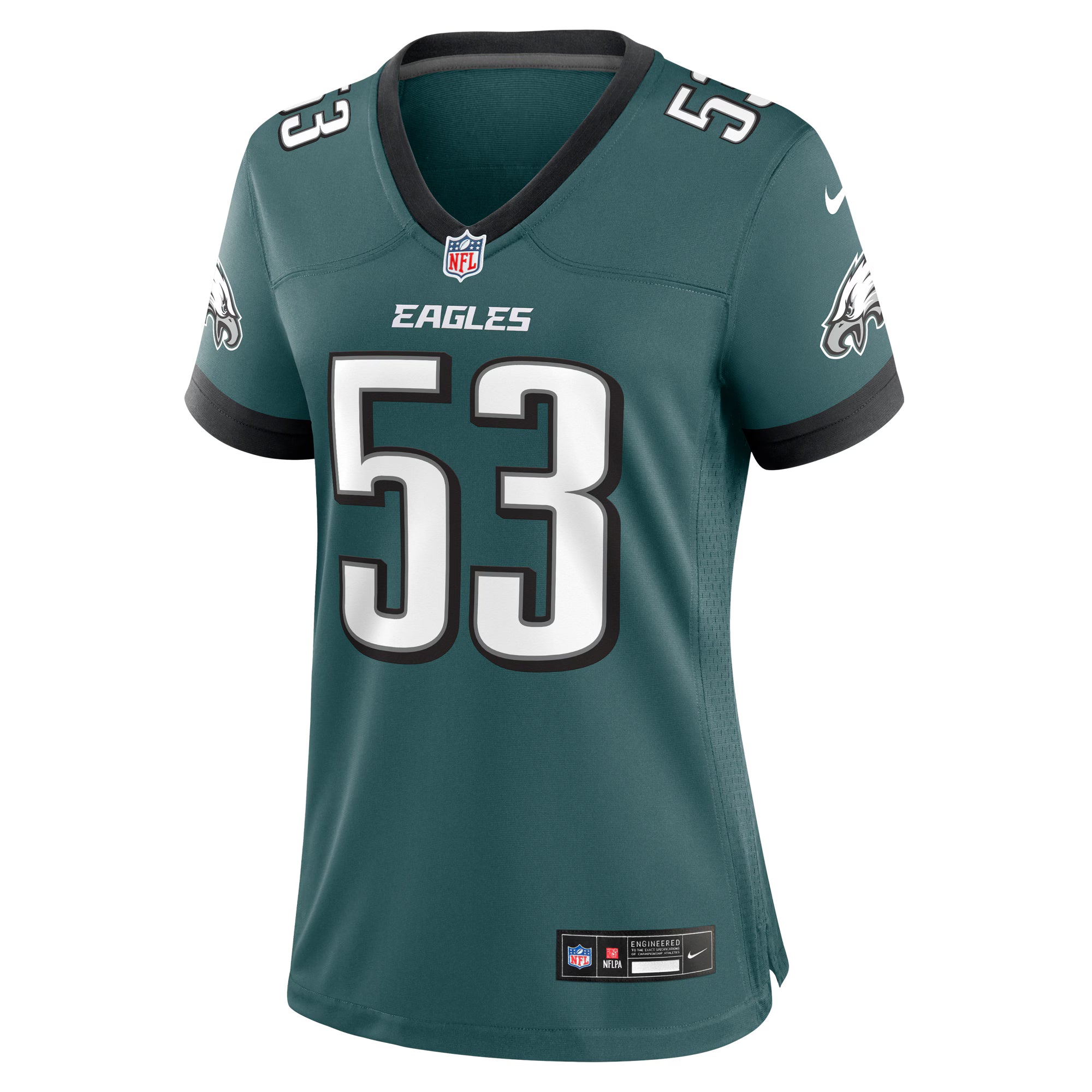 Zack Baun Philadelphia Eagles Nike Women's  Game Jersey - Midnight Green