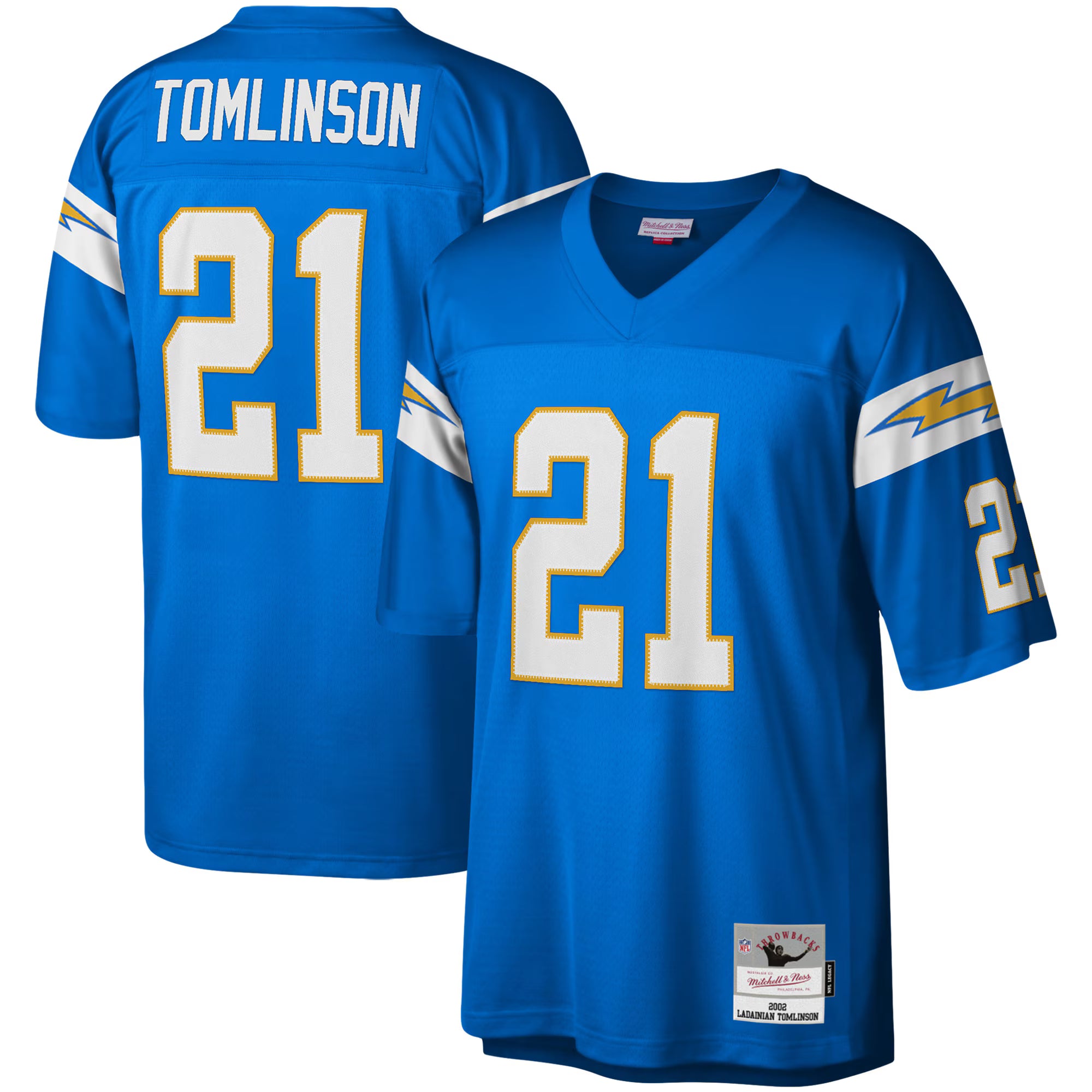 LaDainian Tomlinson Los Angeles Chargers Mitchell &amp; Ness Legacy Replica Jersey - Powder Blue