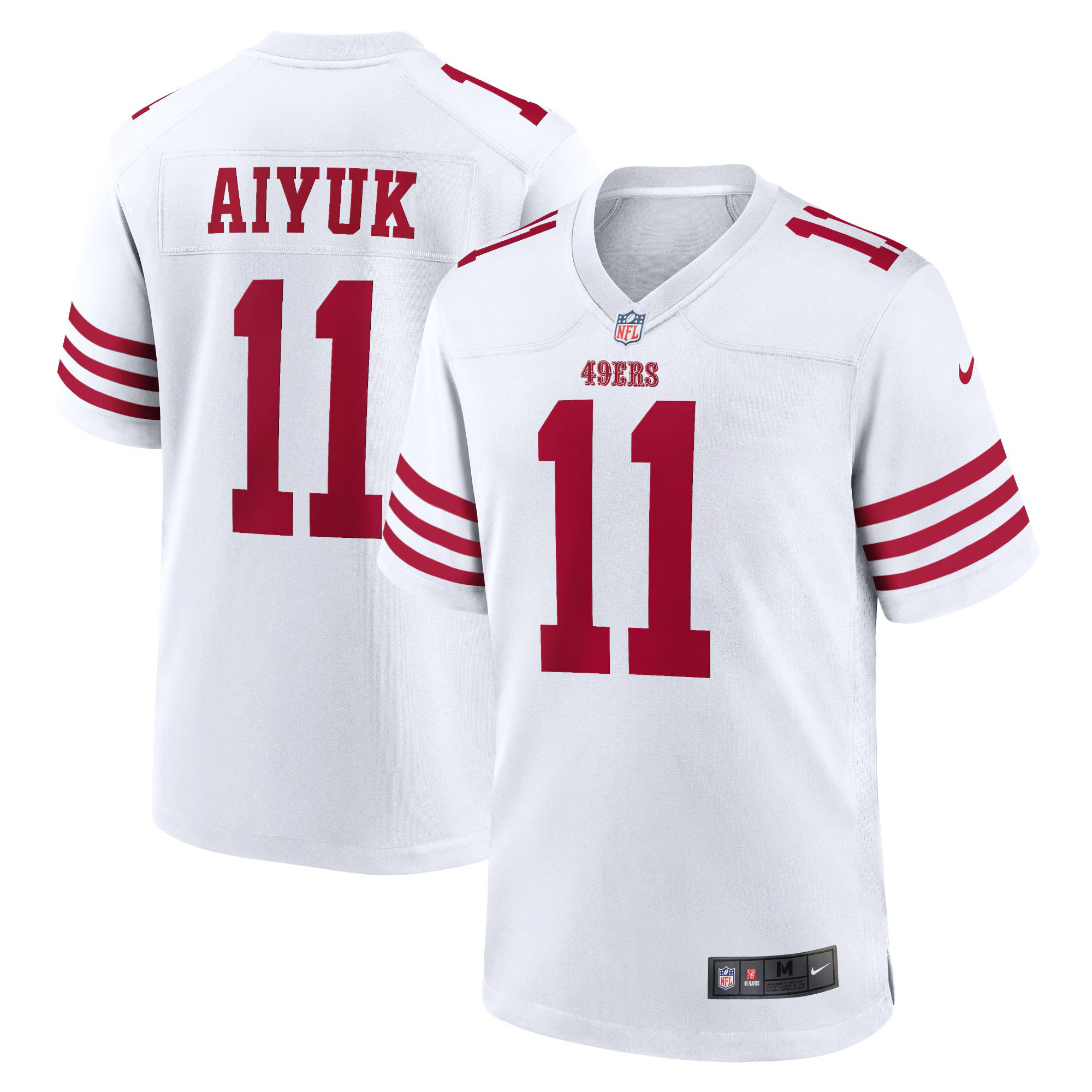 Brandon Aiyuk San Francisco 49ers Nike Game Jersey - White