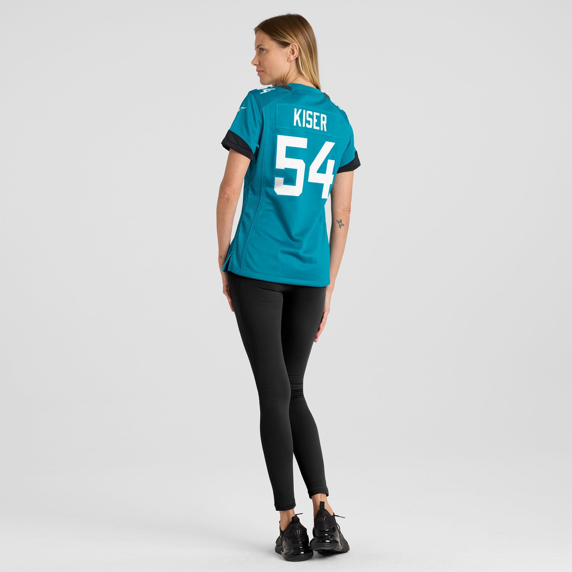 Jack Kiser Jacksonville Jaguars Nike Women's Team Game Jersey -  Teal