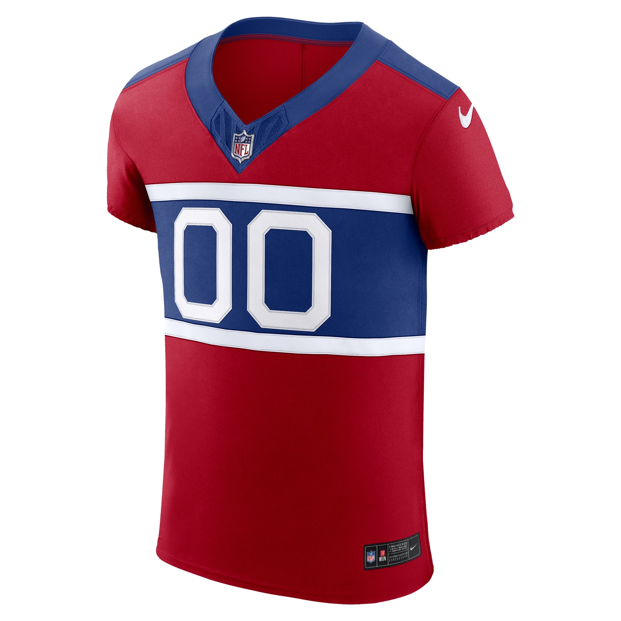 New York Giants Nike Alternate Vapor F.U.S.E. Elite Custom Jersey -  Red