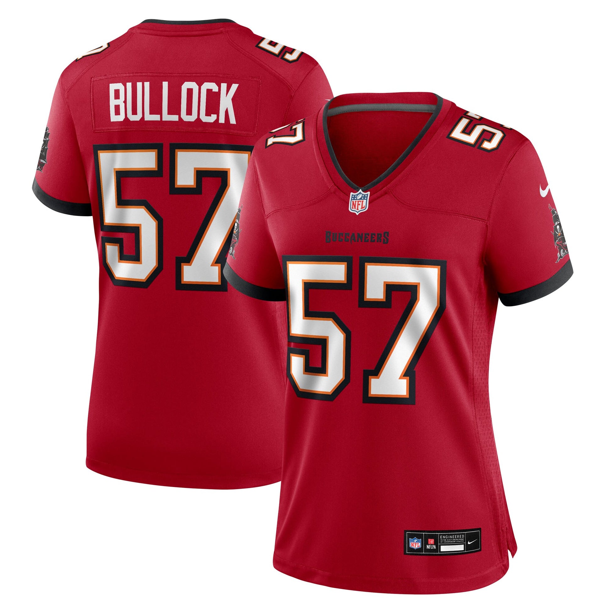 John Bullock Tampa Bay Buccaneers Nike Women's Team Game Jersey -  Red