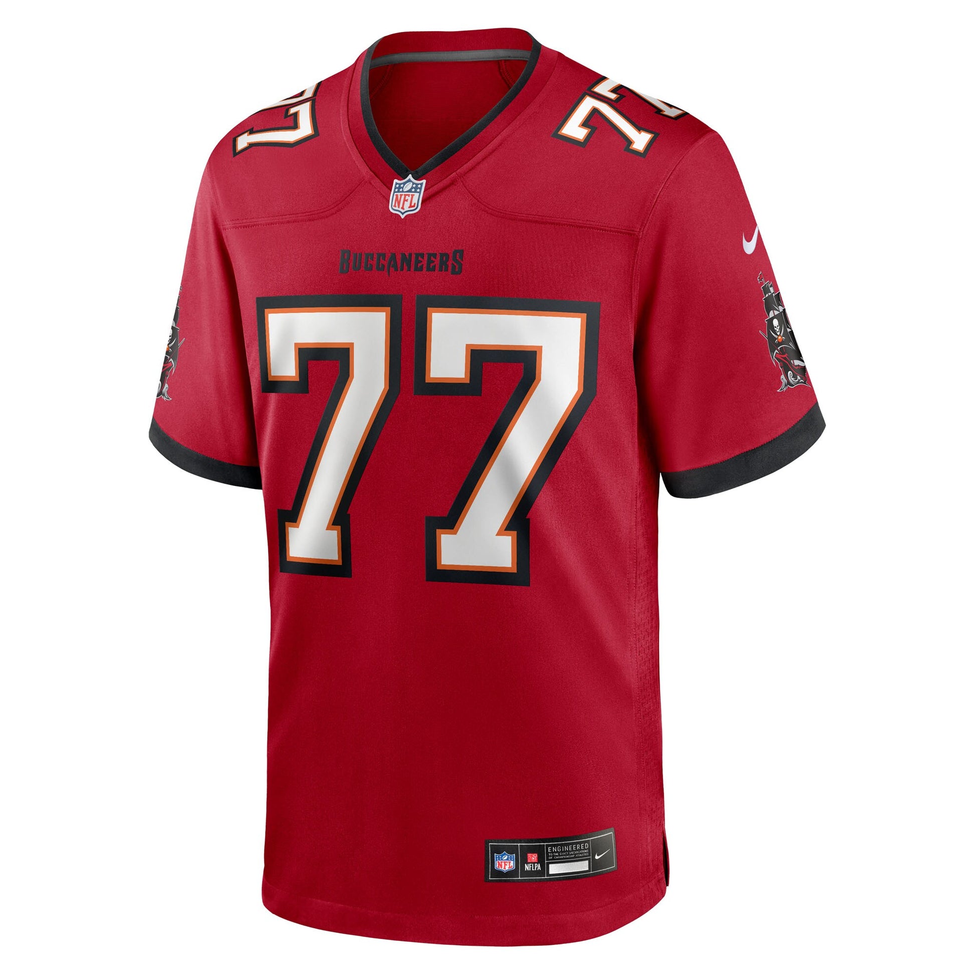 Charlie Heck Tampa Bay Buccaneers Nike Team Game Jersey -  Red