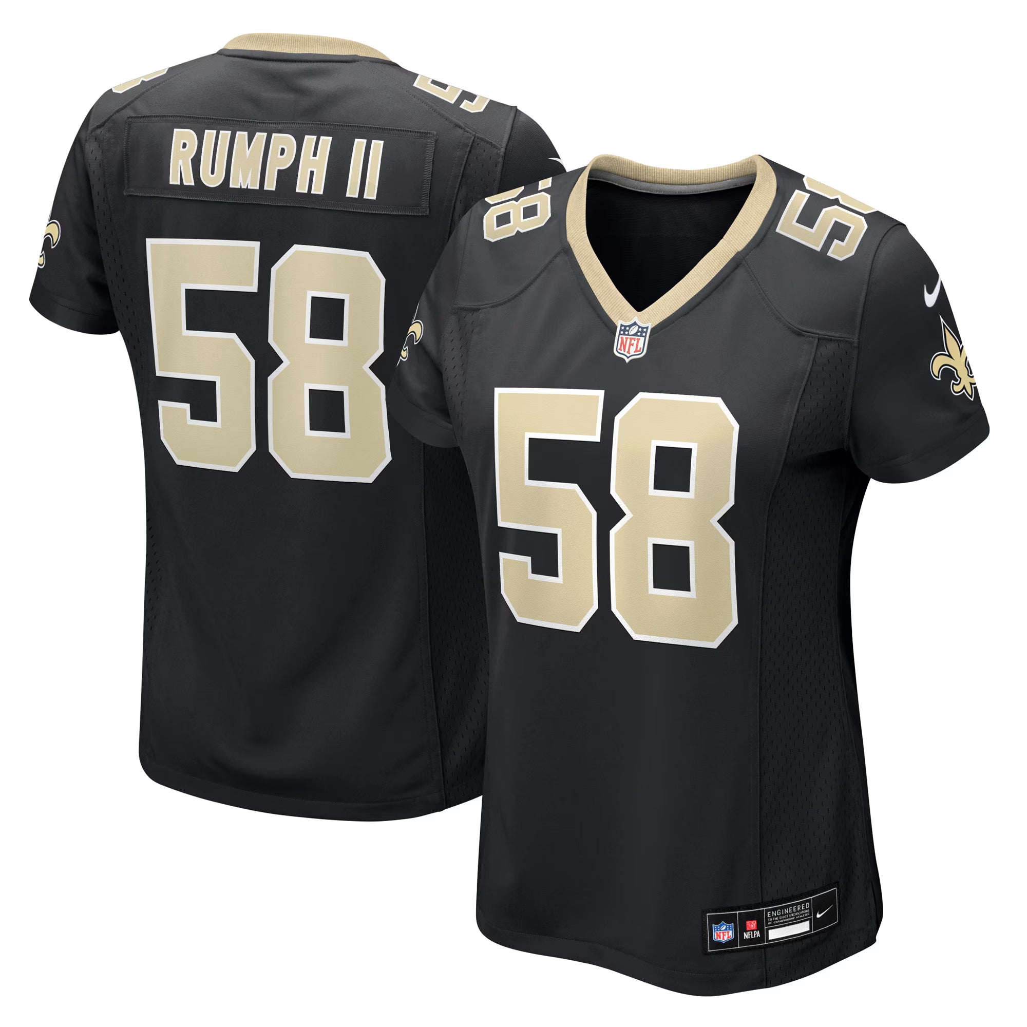 Chris Rumph II New Orleans Saints Nike Women's Team Game Jersey -  Black