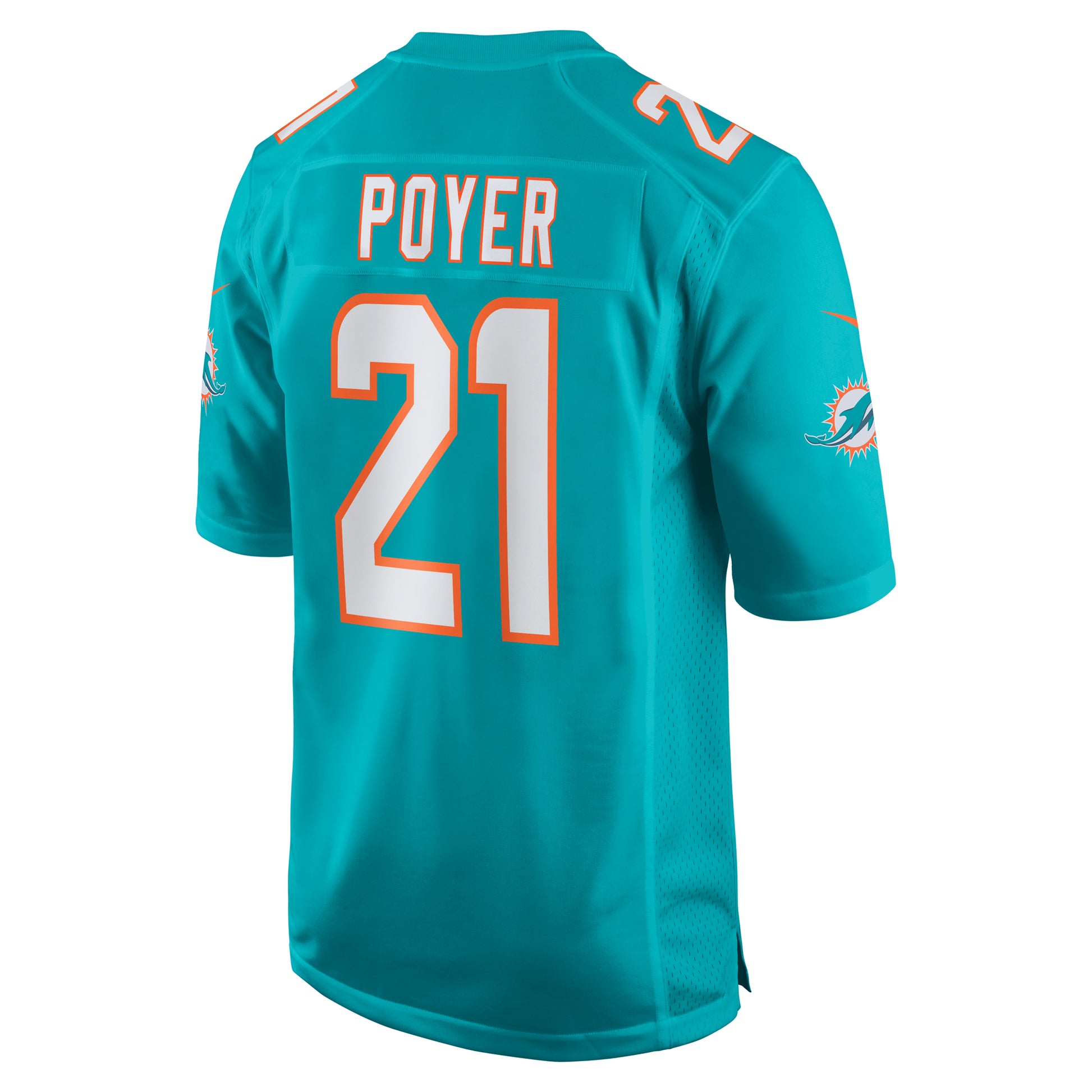 Jordan Poyer Miami Dolphins Nike  Game Jersey -  Aqua