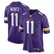 Carson Wentz Minnesota Vikings Nike Team Game Jersey -  Purple