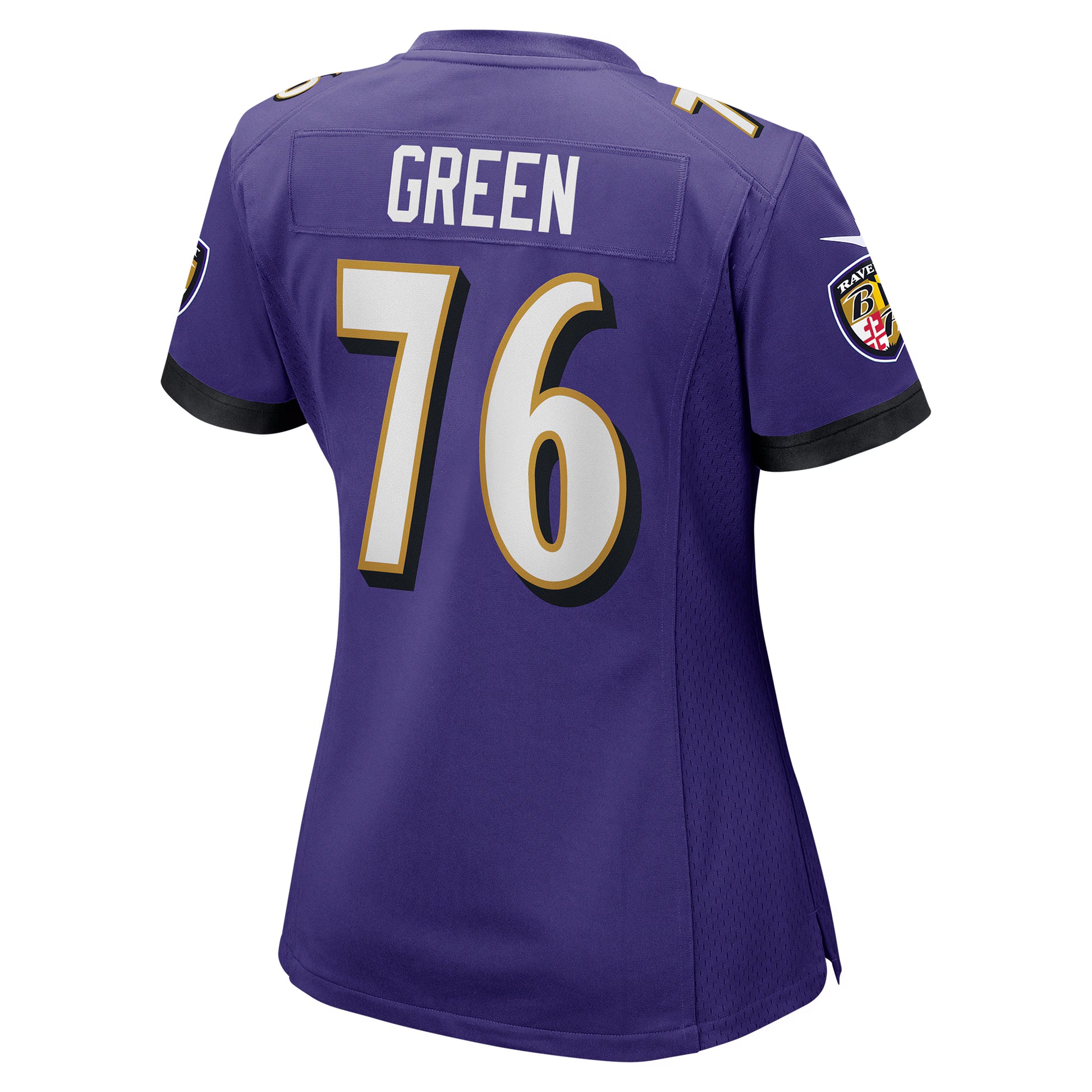 Kenyon Green Baltimore Ravens Nike Women's Team Game Jersey -  Purple