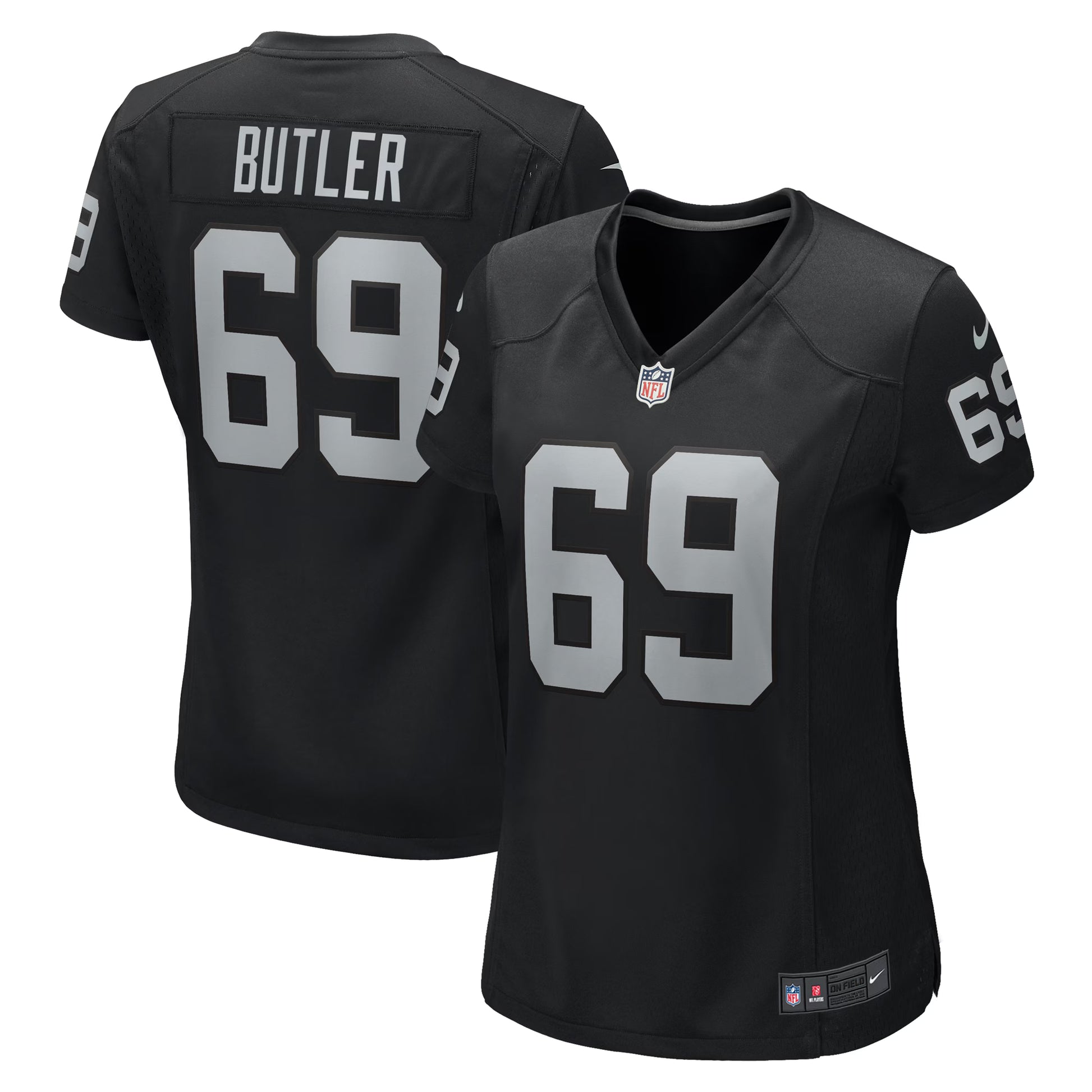 Adam Butler Las Vegas Raiders Nike Women's  Game Jersey -  Black
