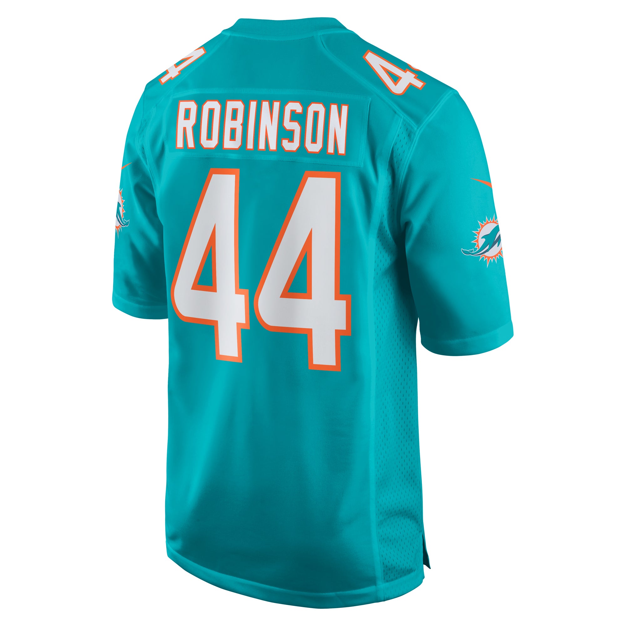 Chop Robinson Miami Dolphins Nike  Game Jersey -  Aqua