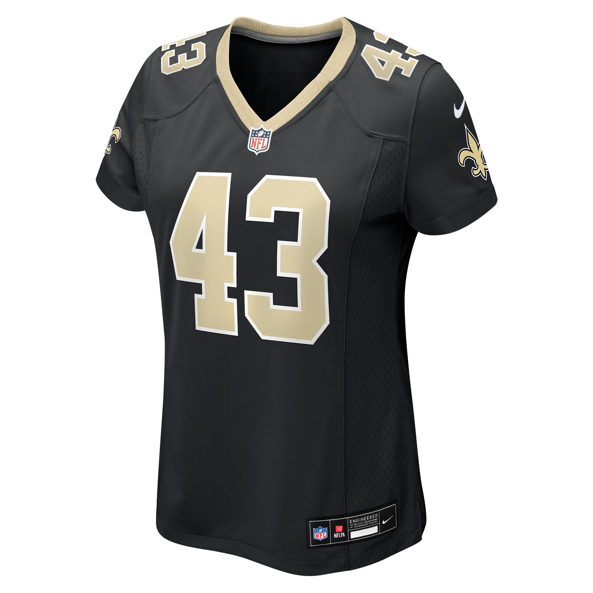 Michael Davis New Orleans Saints Nike Women's Team Game Jersey -  Black