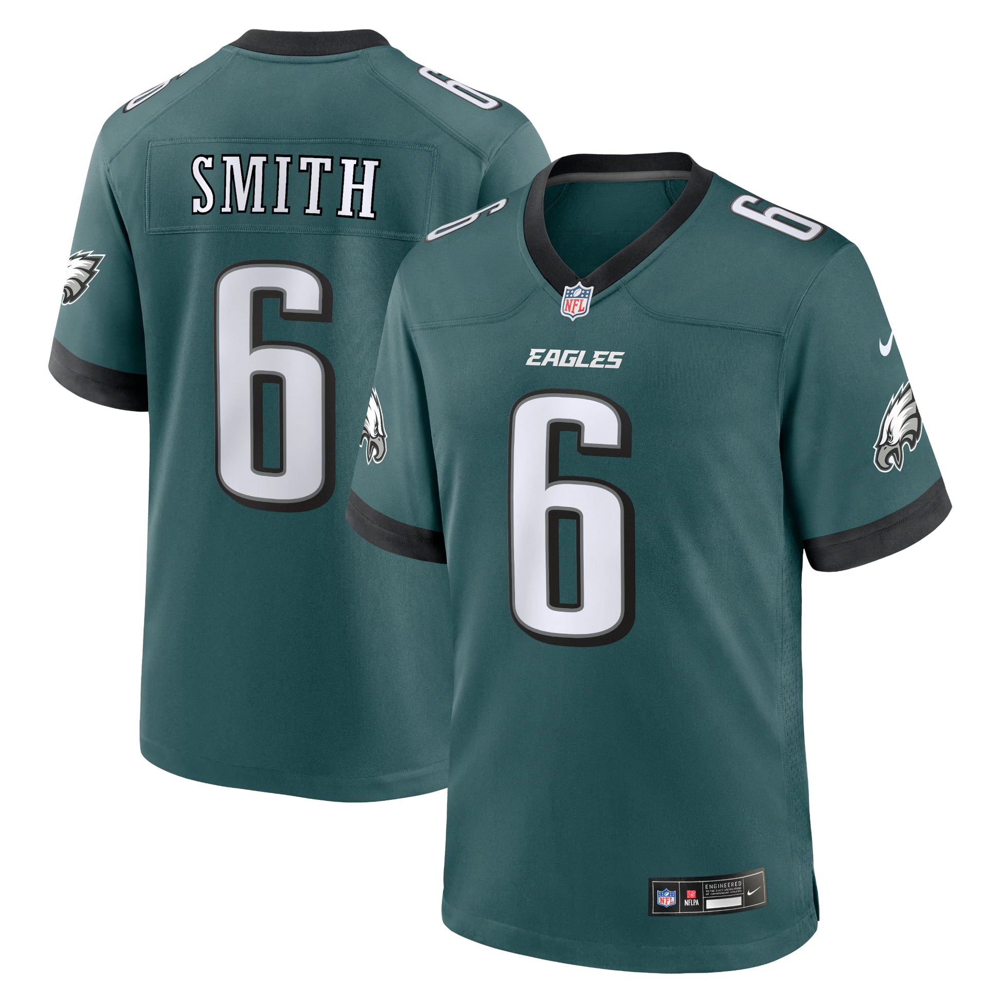 DeVonta Smith Philadelphia Eagles Nike Team Game Jersey - Midnight Green