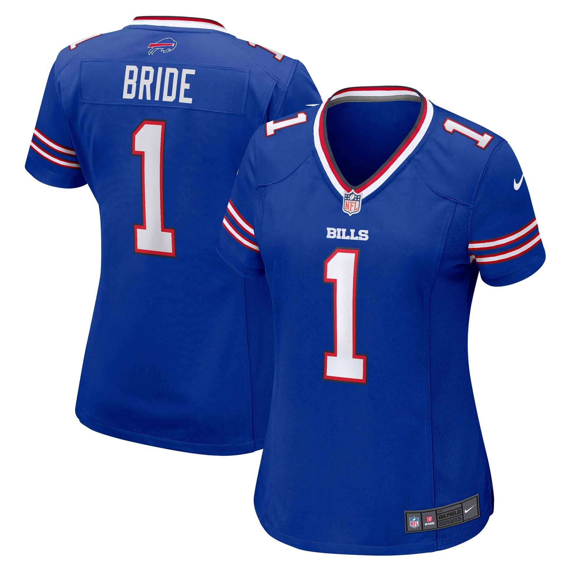 Number 1 Bride Buffalo Bills Nike Women's Game Jersey - Royal