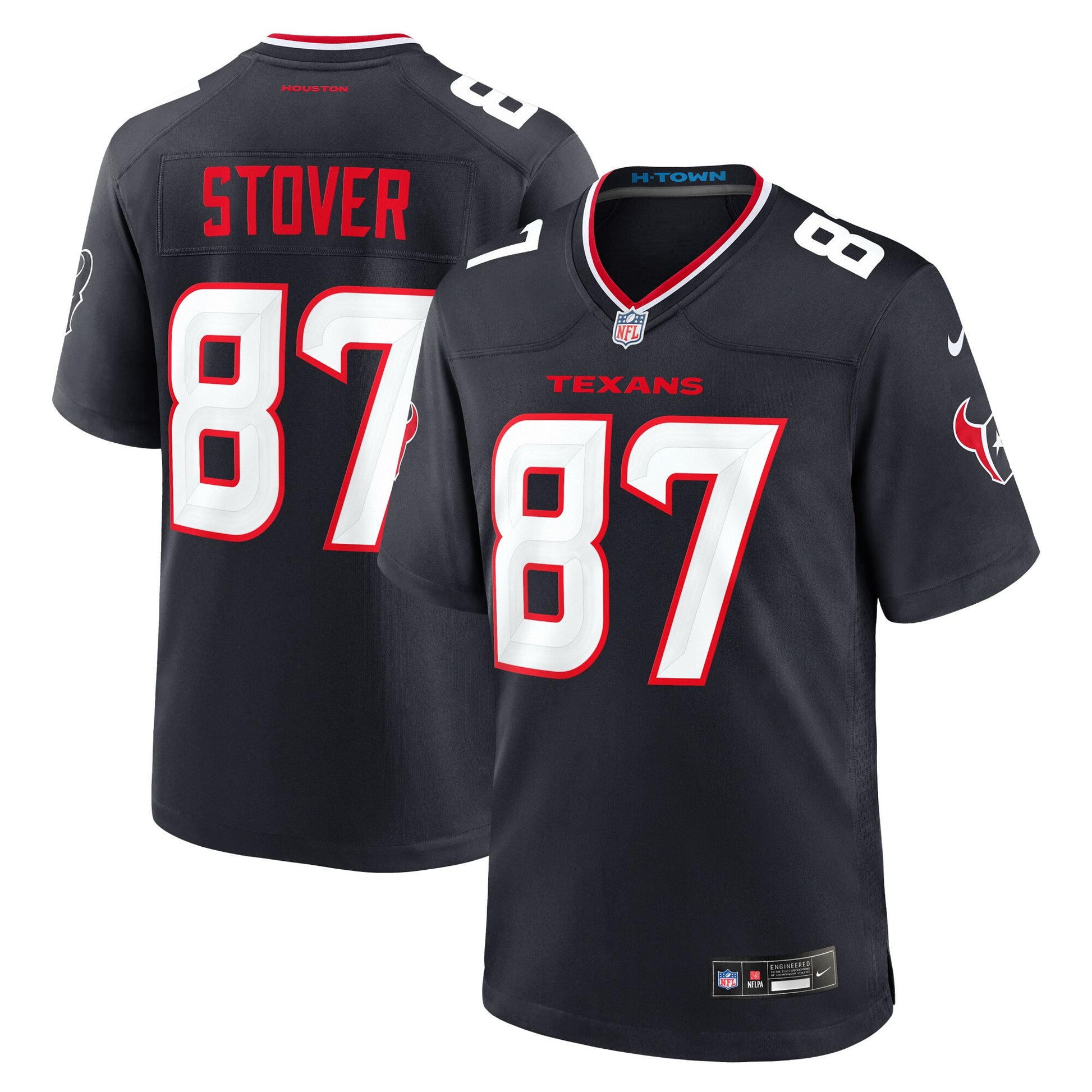 Cade Stover Houston Texans Nike Game Jersey -  Navy