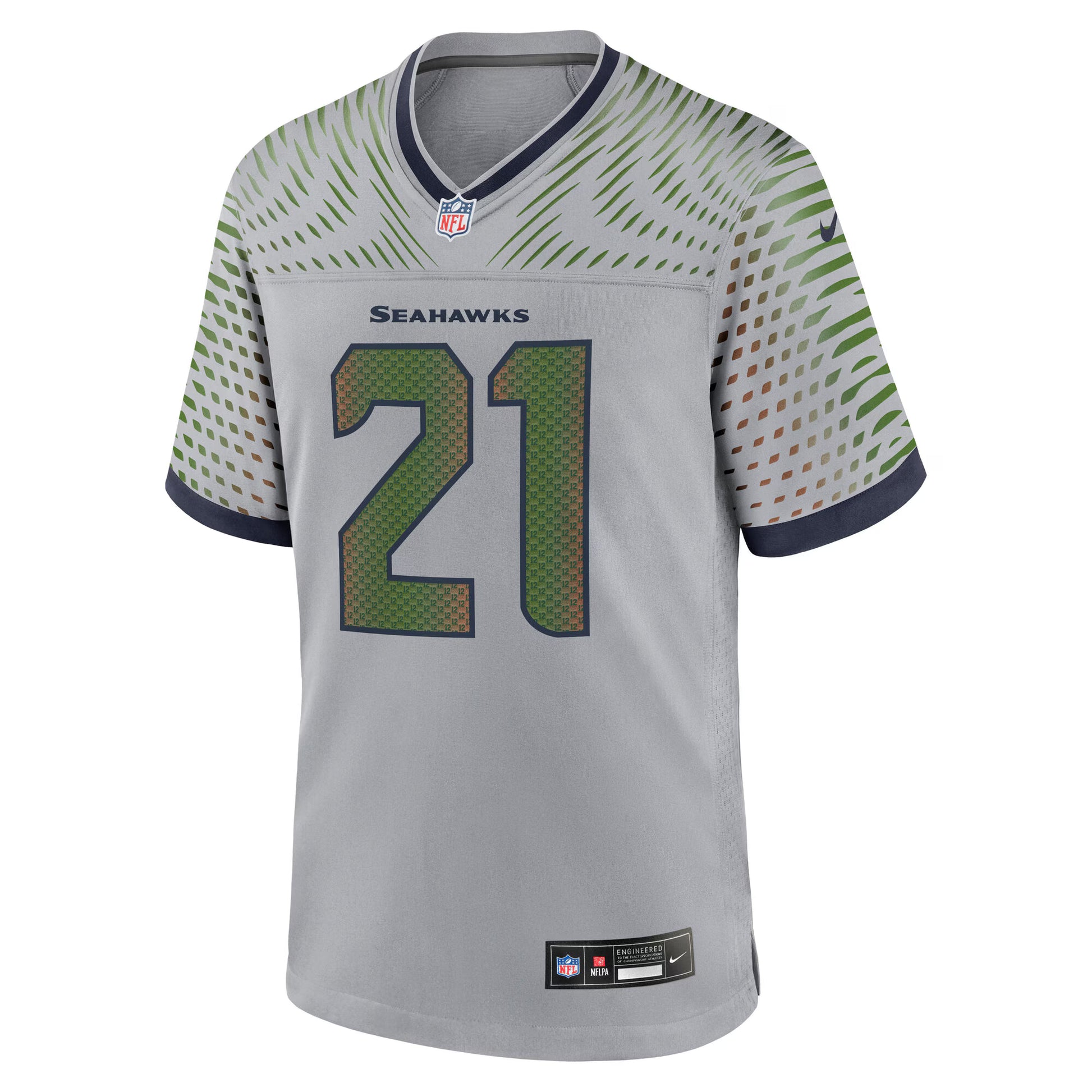 Devon Witherspoon Seattle Seahawks Nike 2025 Rivalries Collection Game Jersey - Wolf Gray