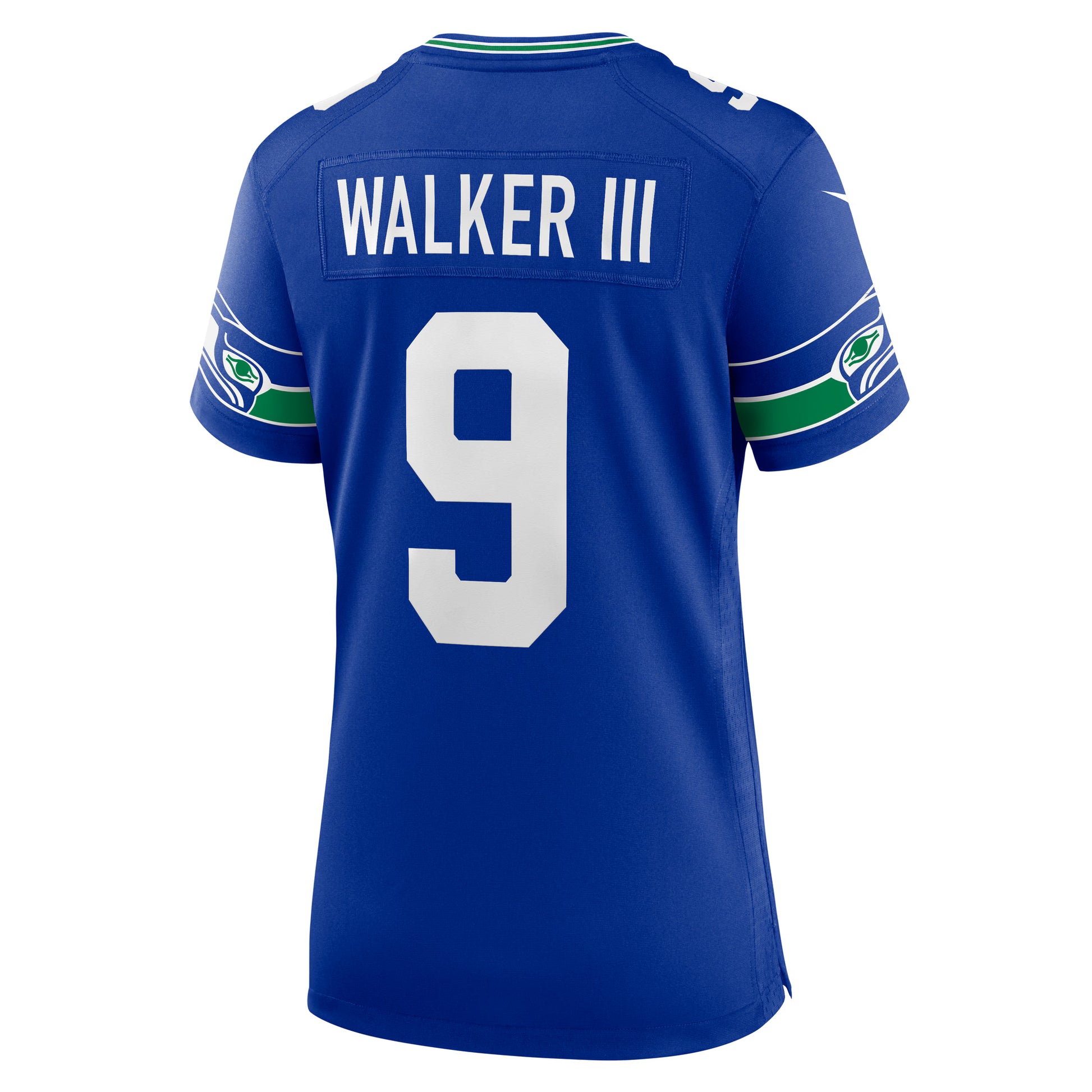 Kenneth Walker III Seattle Seahawks Nike Women's Alternate 2 50th Season Game Jersey - Royal