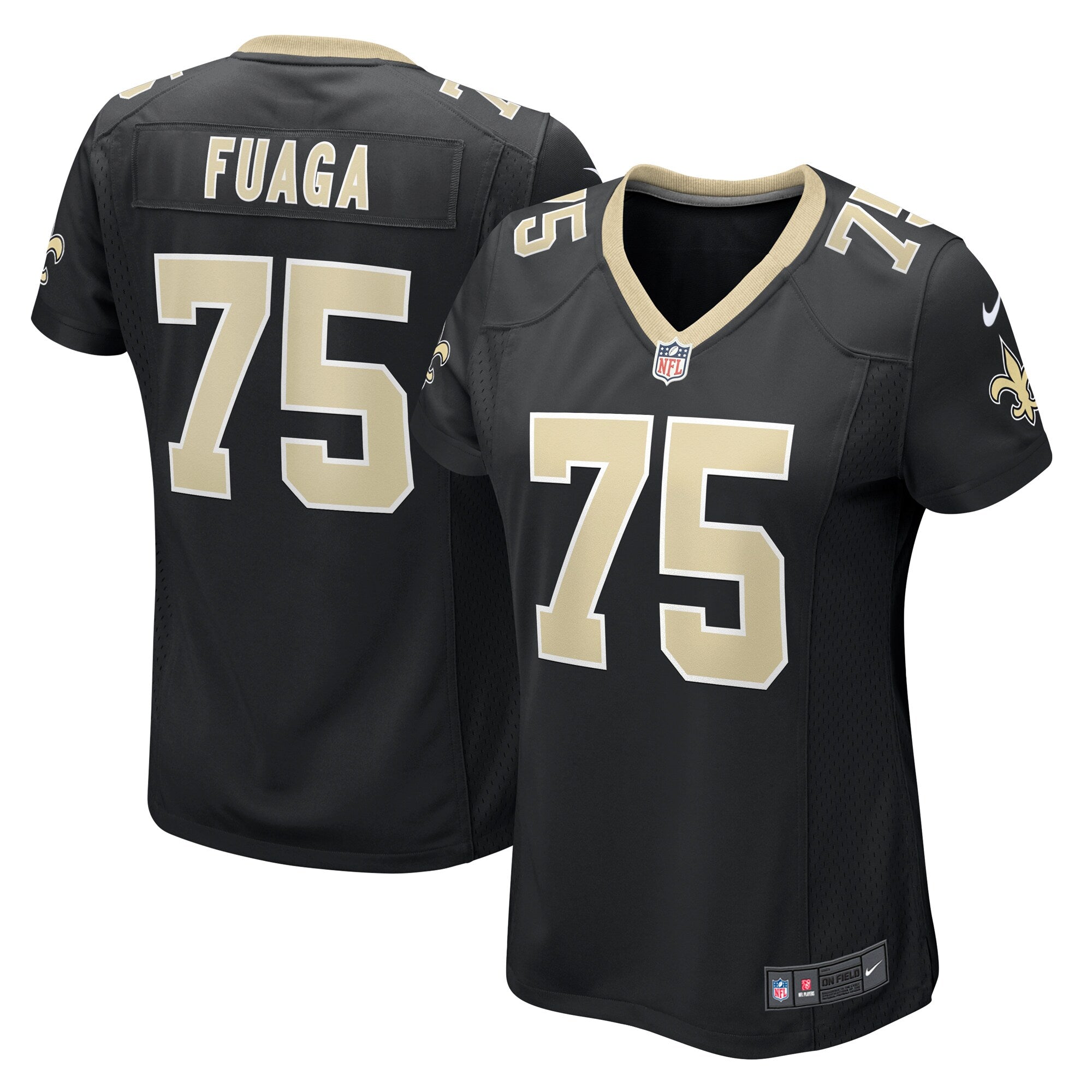 Taliese Fuaga New Orleans Saints Nike Women's  Game Jersey -  Black