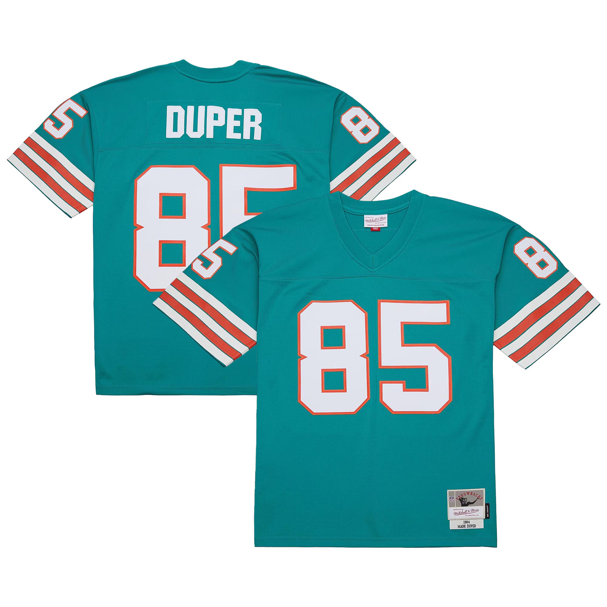 Mark Duper Miami Dolphins Mitchell &amp; Ness Legacy Replica Jersey - Aqua