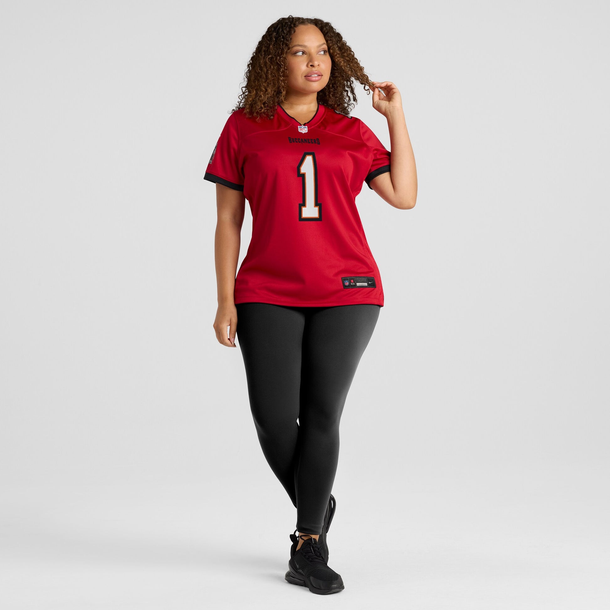 Number 1 Mom Tampa Bay Buccaneers Nike Women's Game Jersey - Red
